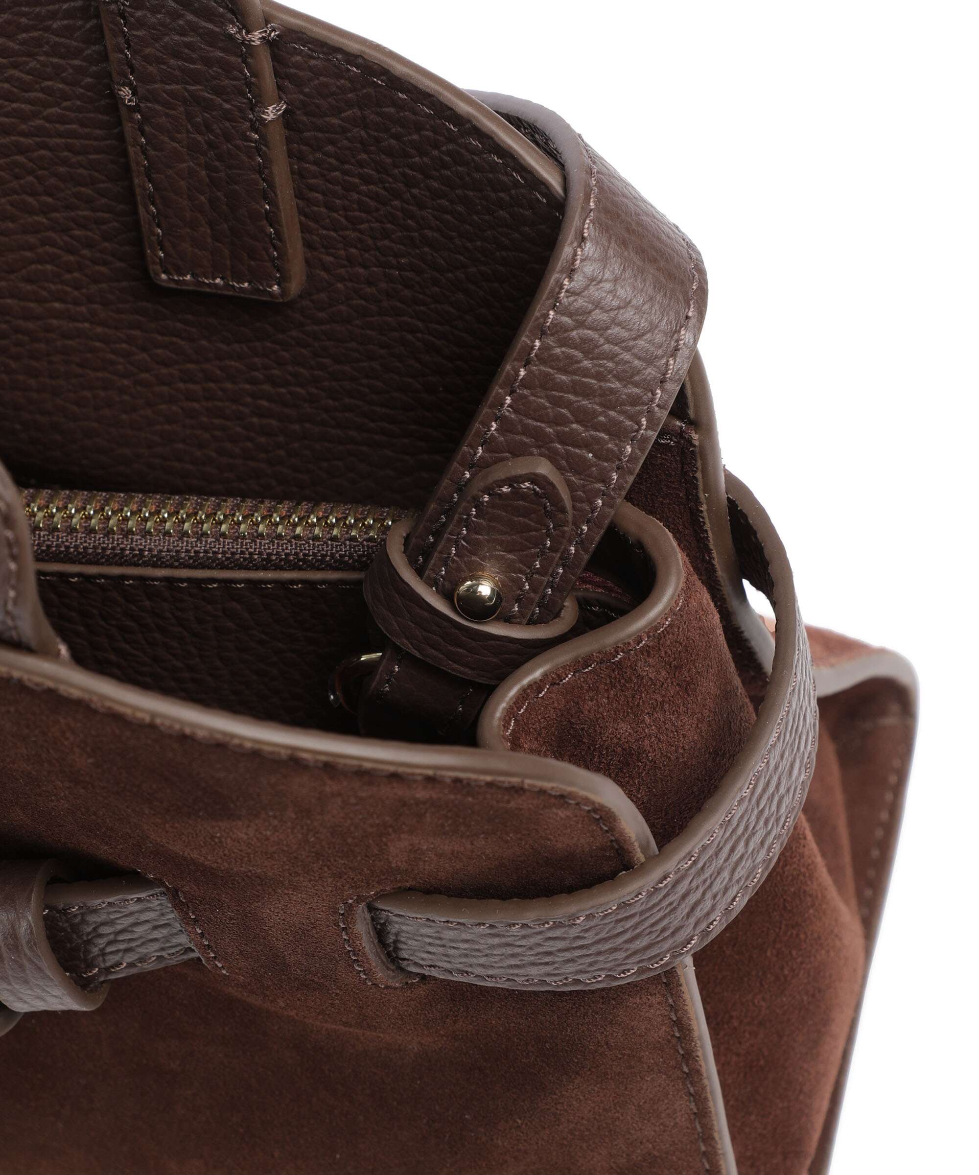 Coccinelle Sabine Suede Handbag brunette - Image 4