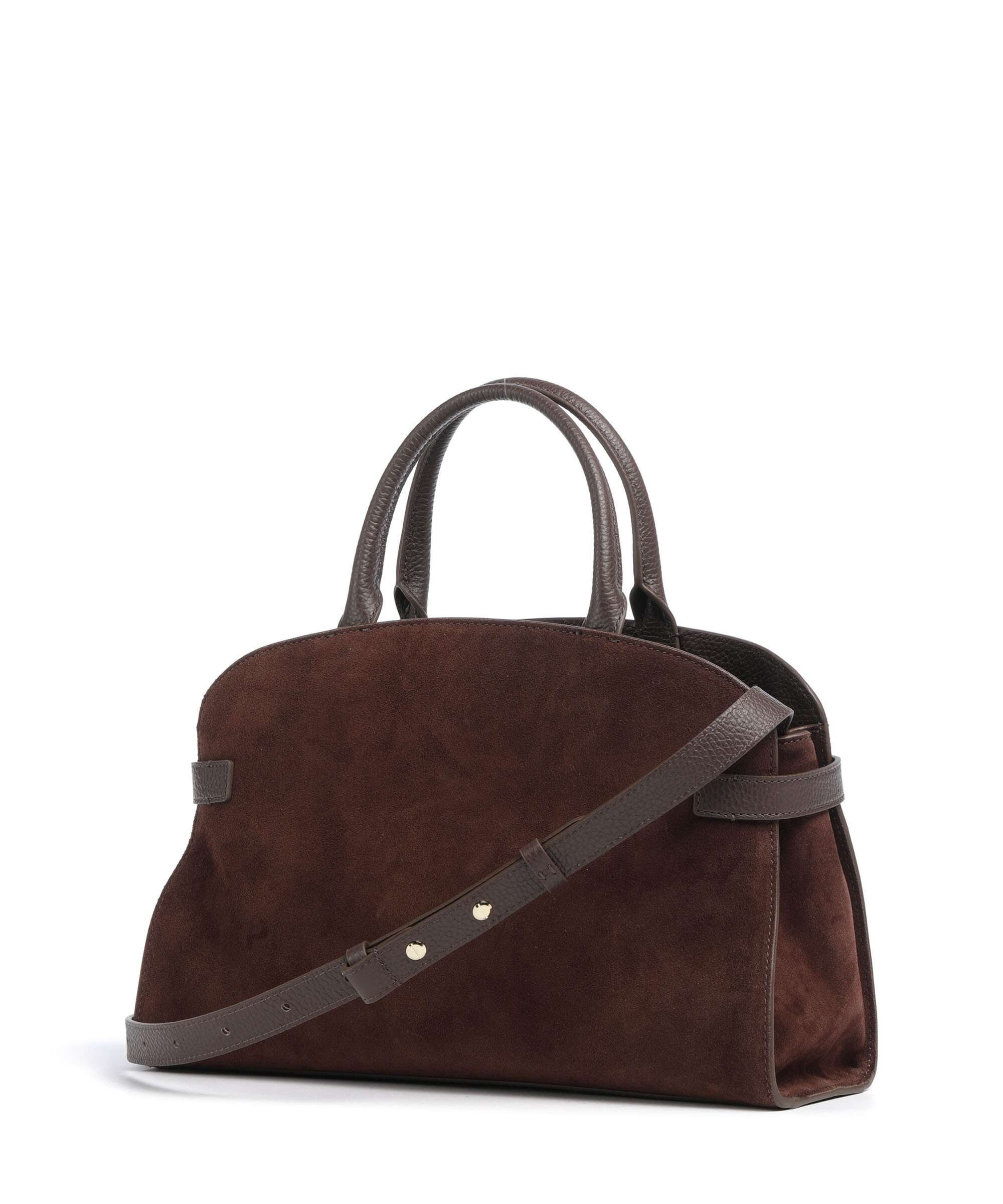 Coccinelle Sabine Suede Handbag brunette - Image 2
