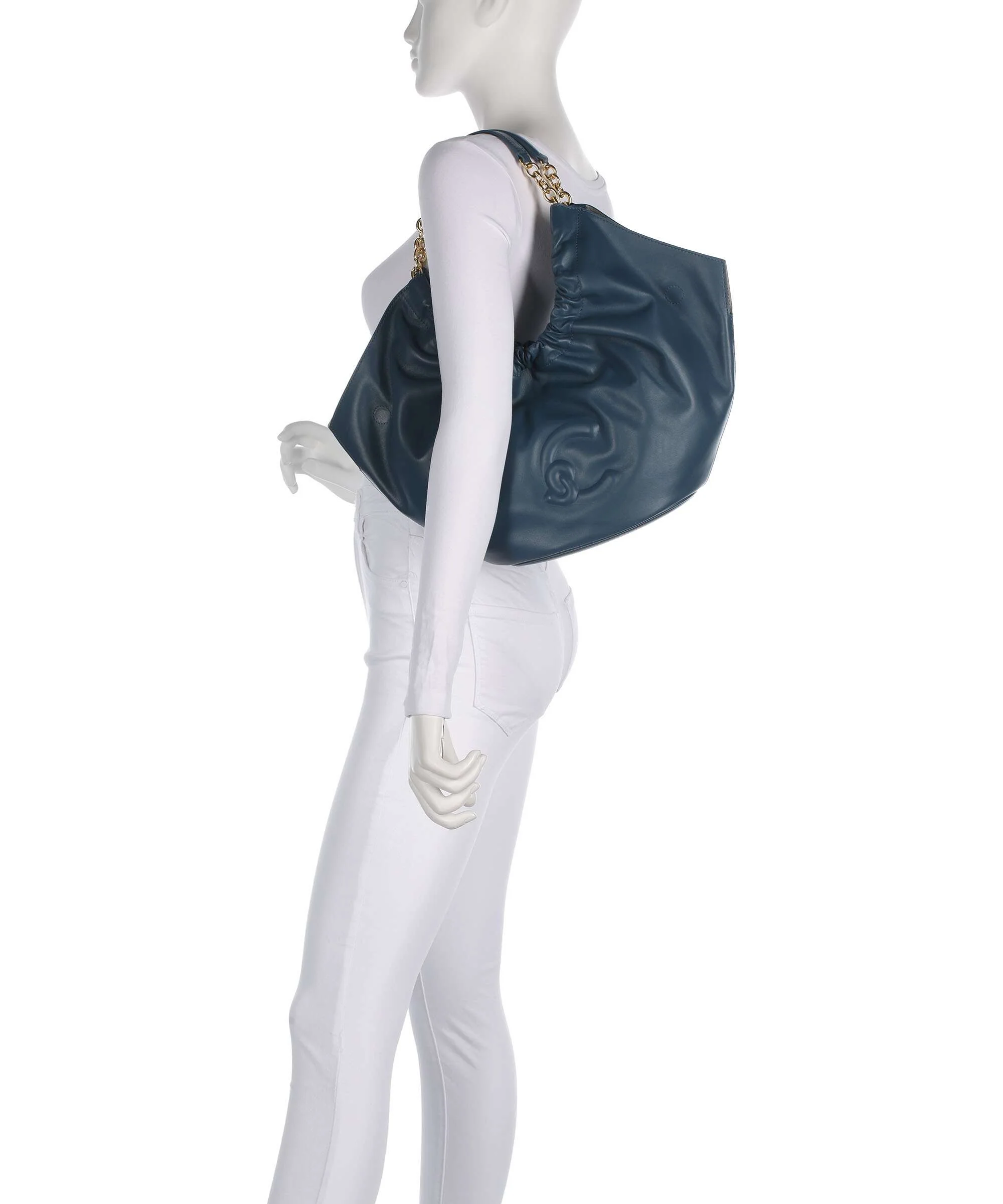 Coccinelle Smash Bucket bag deep blue - Image 3