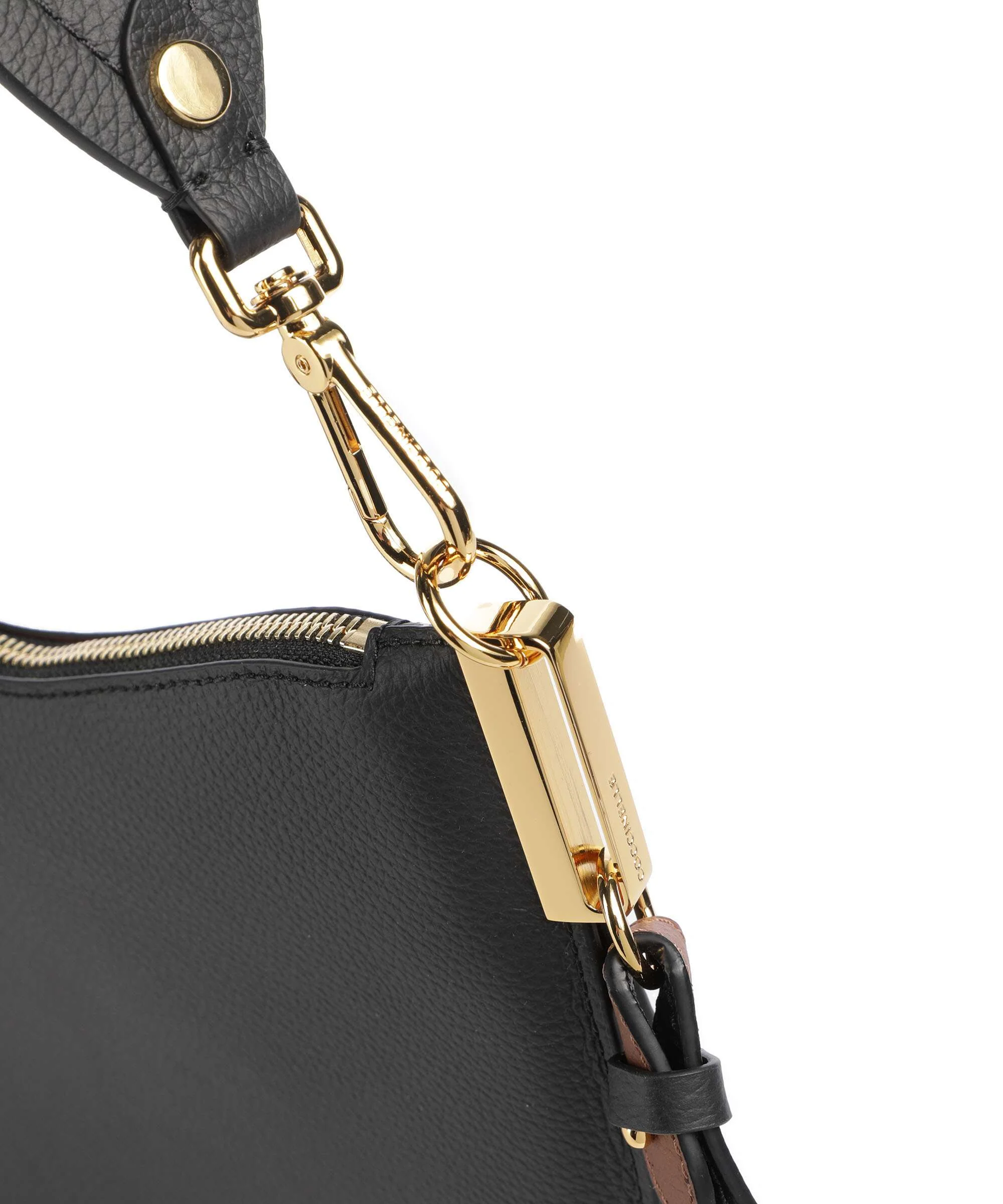Coccinelle Sunup Hobo bag noir/cognac - Image 4