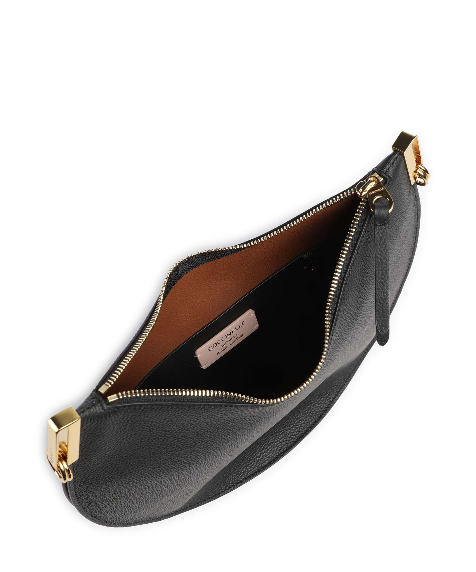 Coccinelle Sunup Hobo bag noir/cognac - Image 6