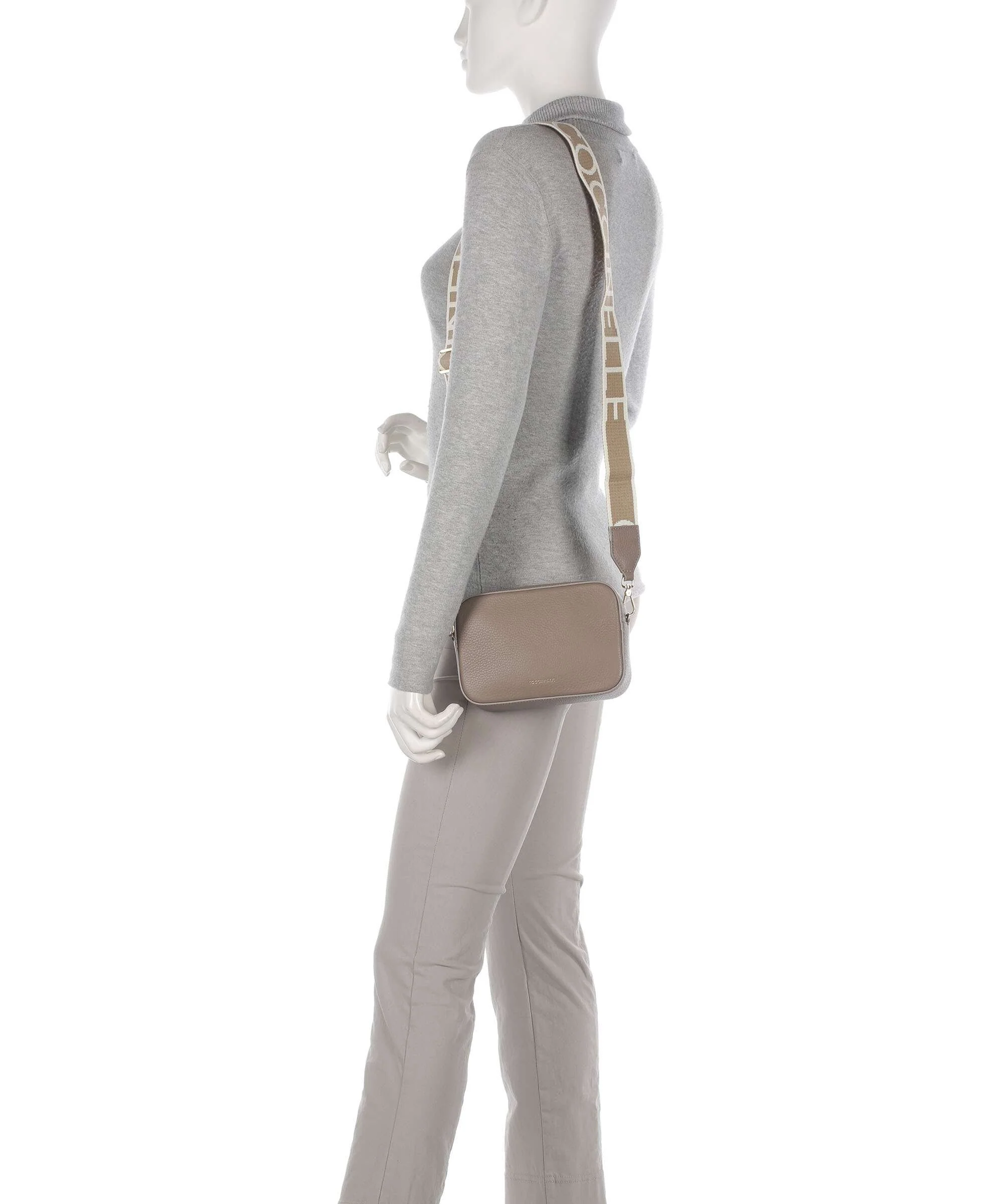 Coccinelle Tebe Crossbody bag warm taupe - Image 3