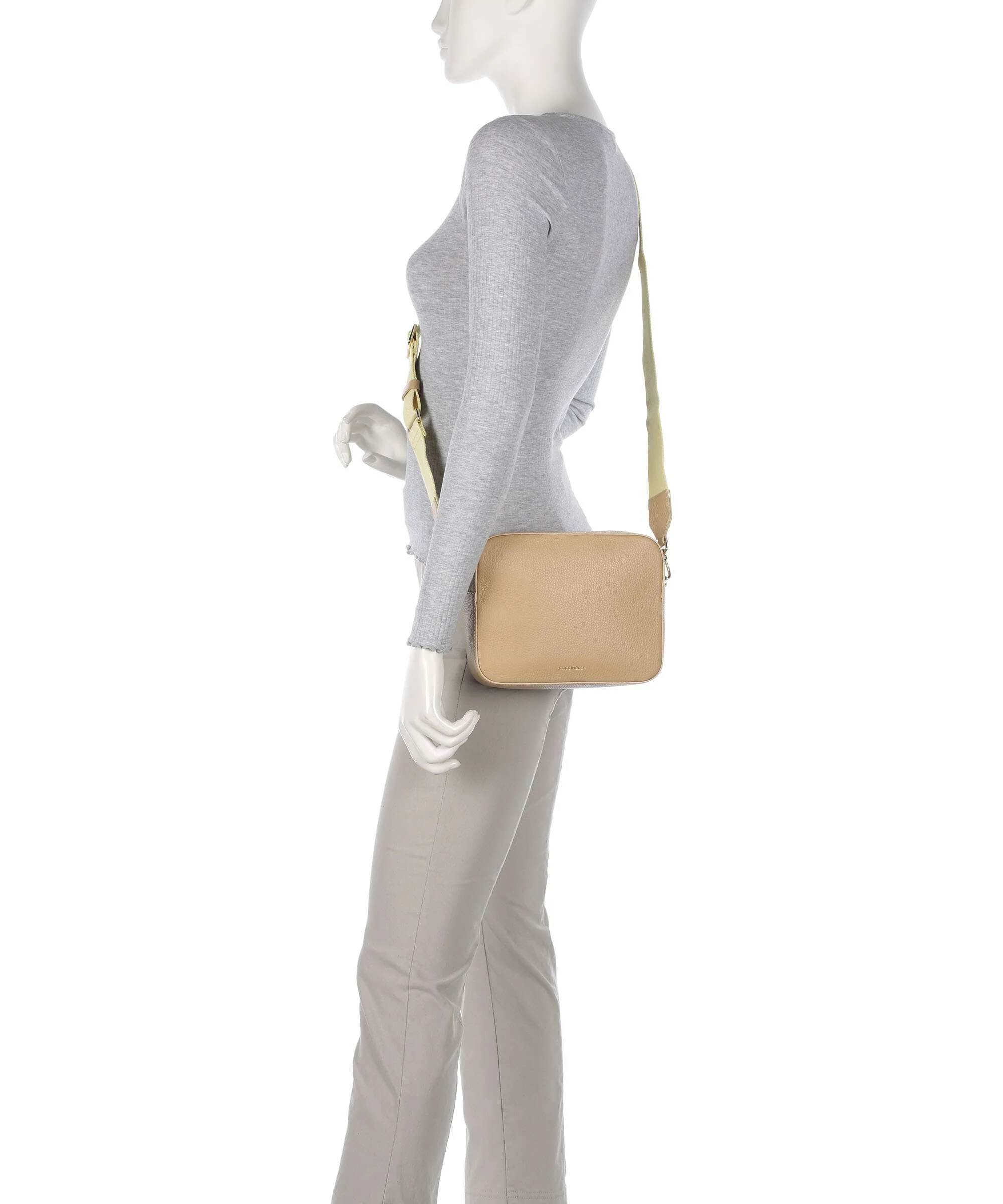 Coccinelle Tebe Crossbody bag fresh beige - Image 3