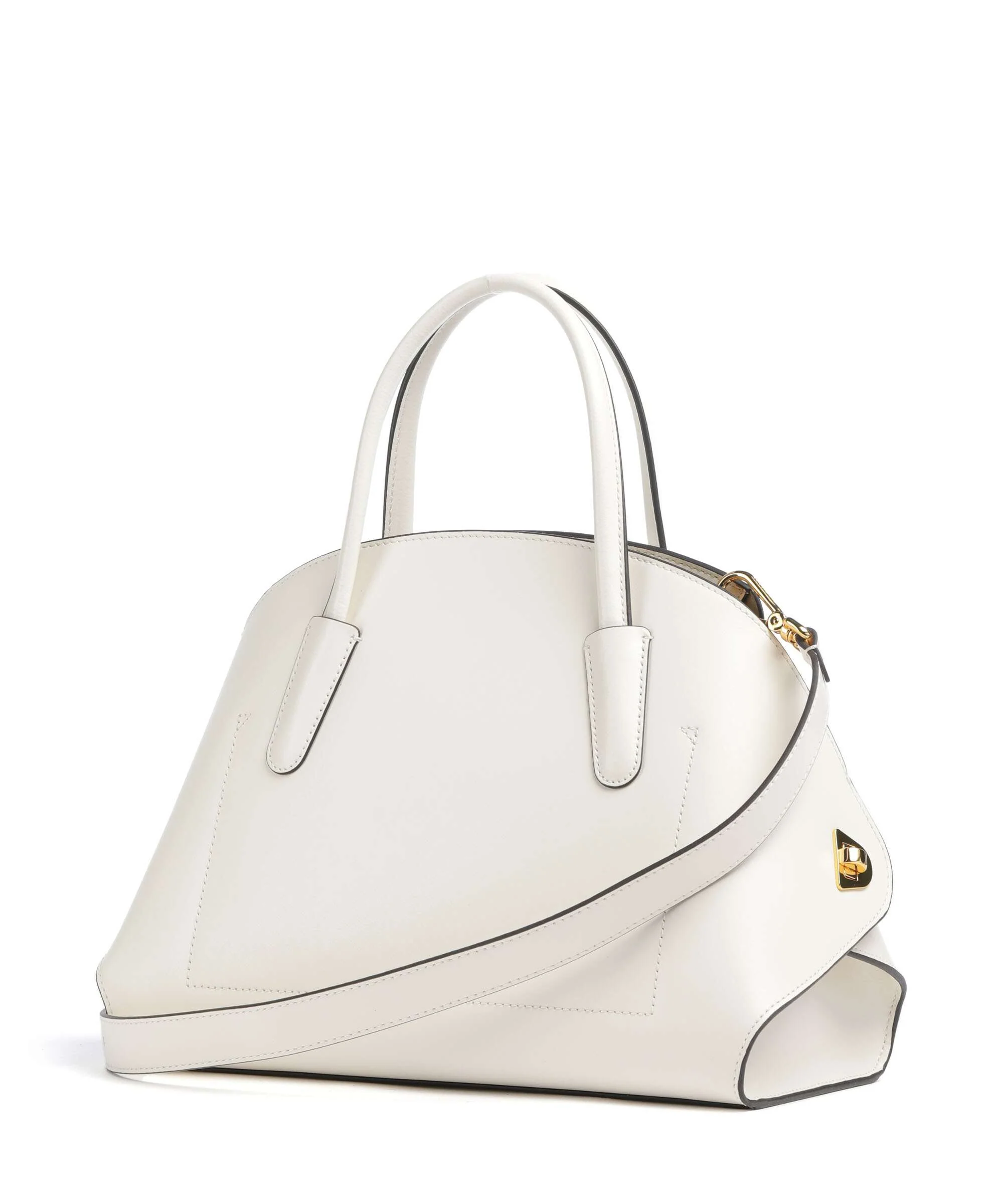 Coccinelle Tylde Calf Handbag pearl - Image 4