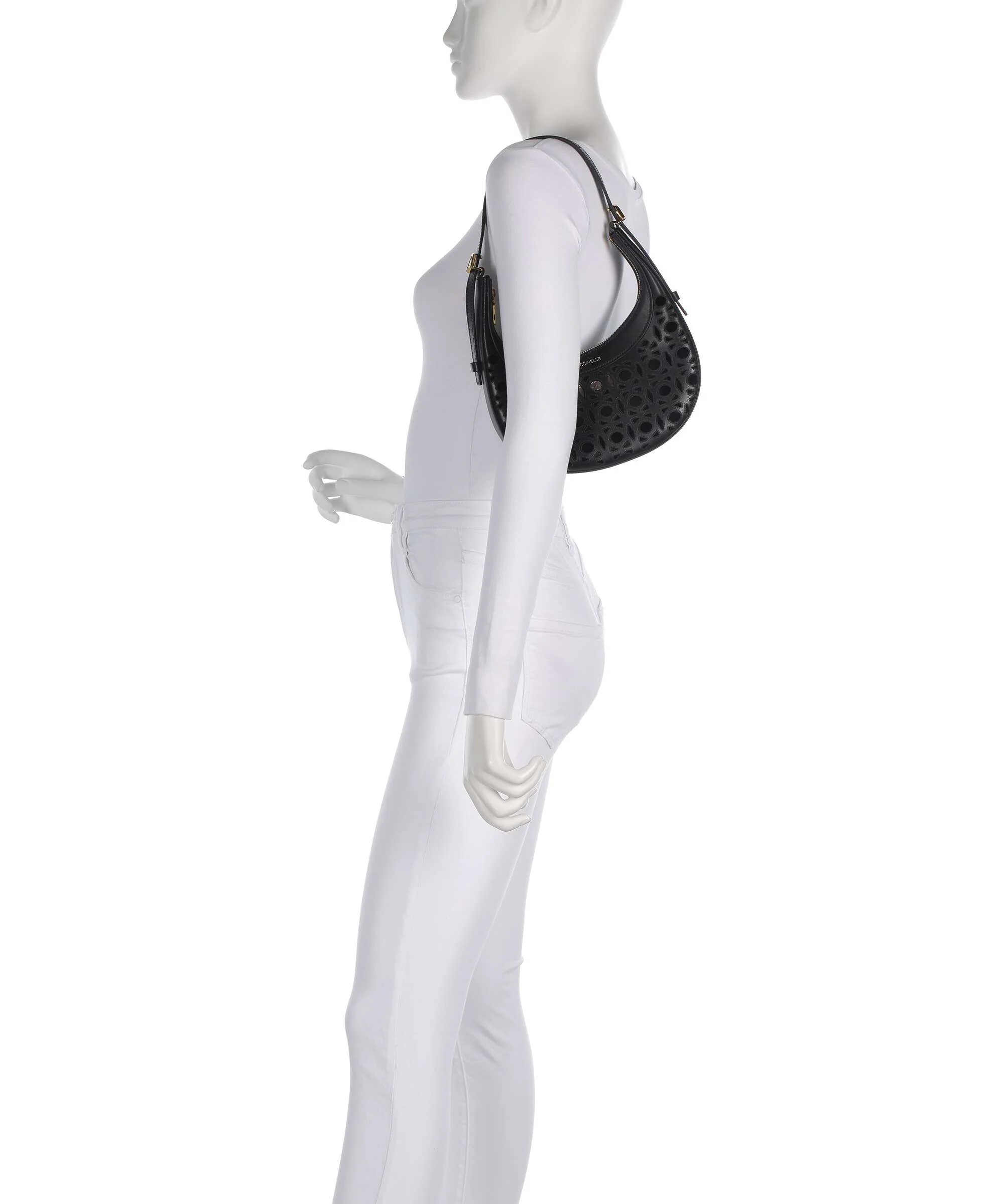 Coccinelle Whisper Monogram Sangallo Shoulder bag noir - Image 3