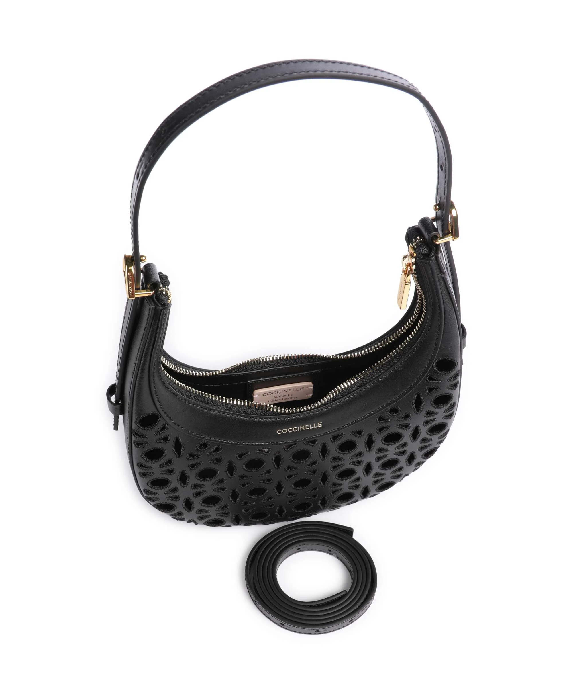 Coccinelle Whisper Monogram Sangallo Shoulder bag noir - Image 6