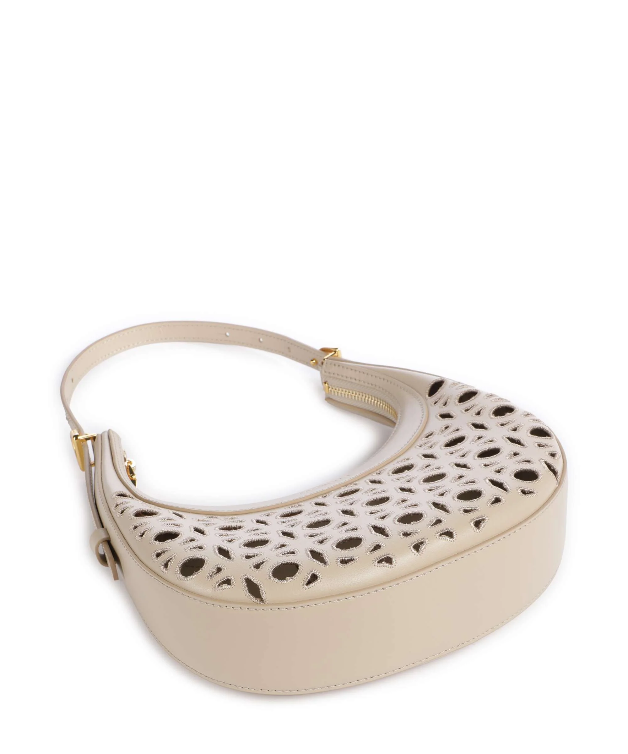 Coccinelle Whisper Monogram Sangallo Shoulder bag sandshell - Image 5