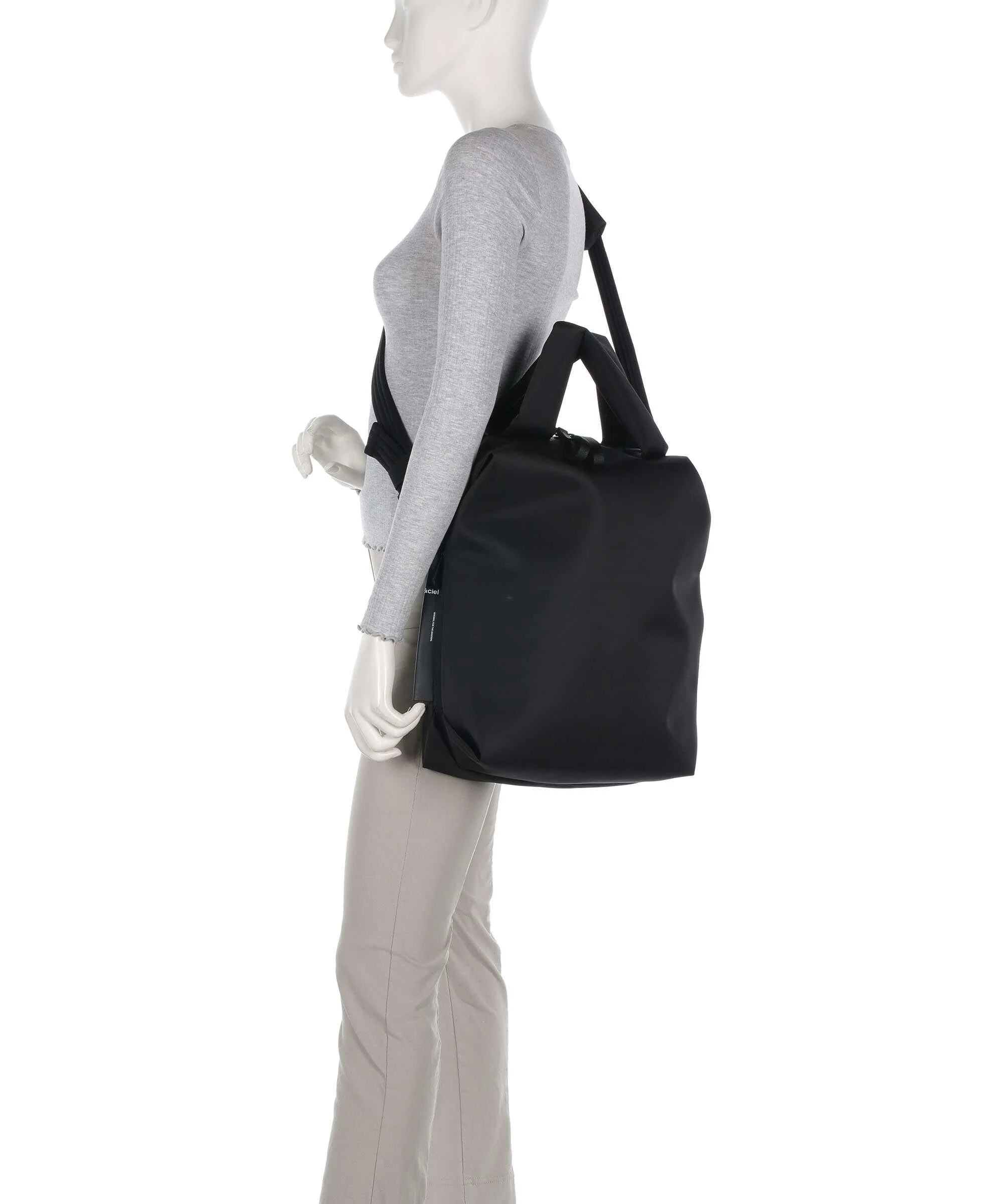 Côte&Ciel Sleek Nylon Crossbody bag black - Image 4