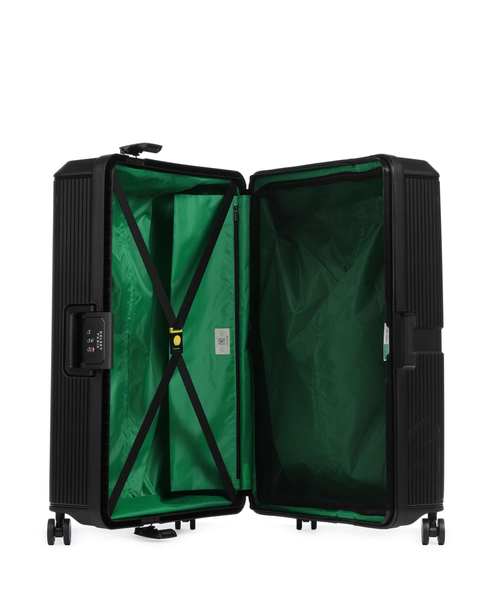 Delsey Paris x United Colors of Benetton CB Hard Spinner (4 wheels) black - Image 5