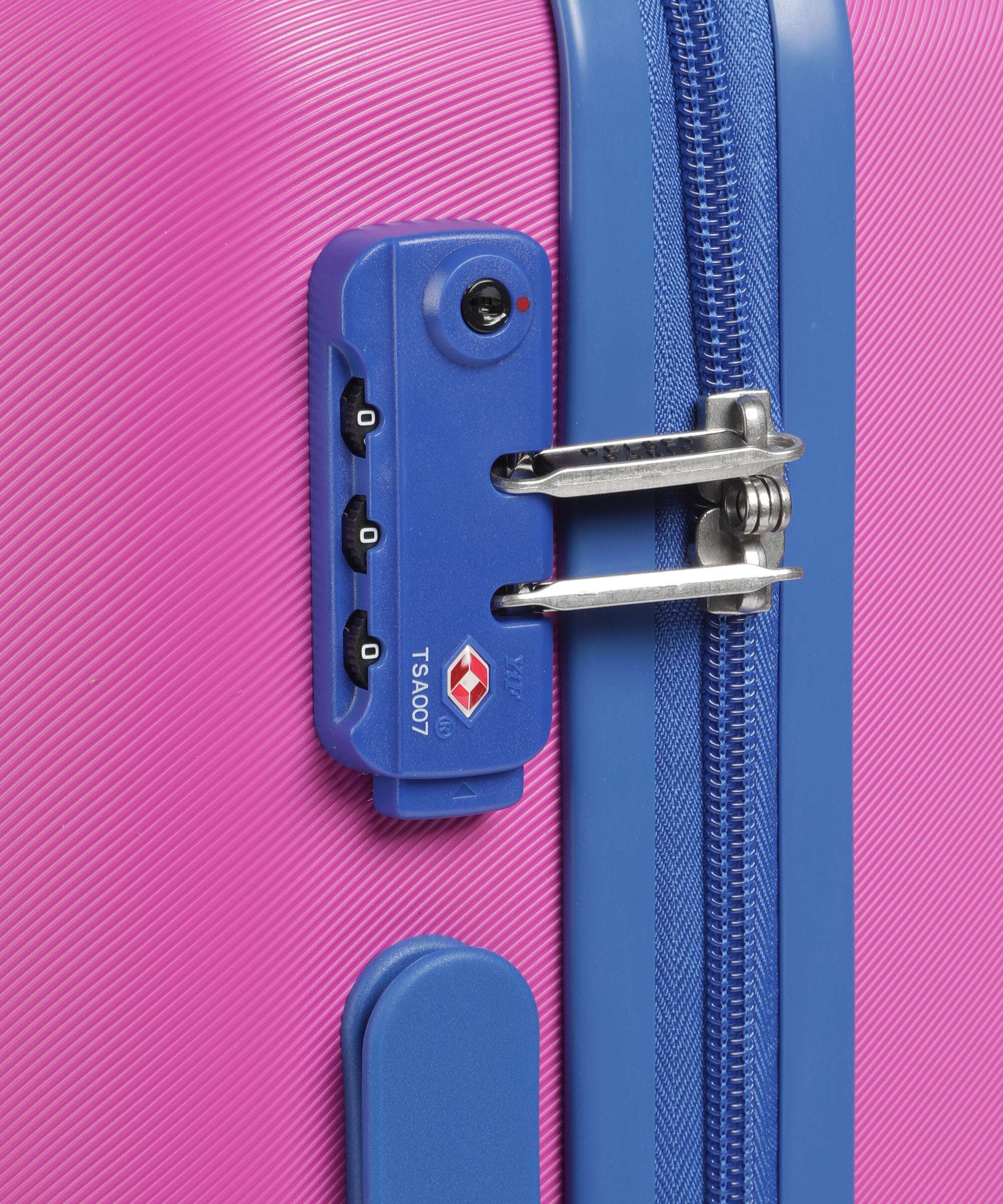 Delsey Paris x United Colors of Benetton Fabrica Spinner (4 wheels) purple - Image 3