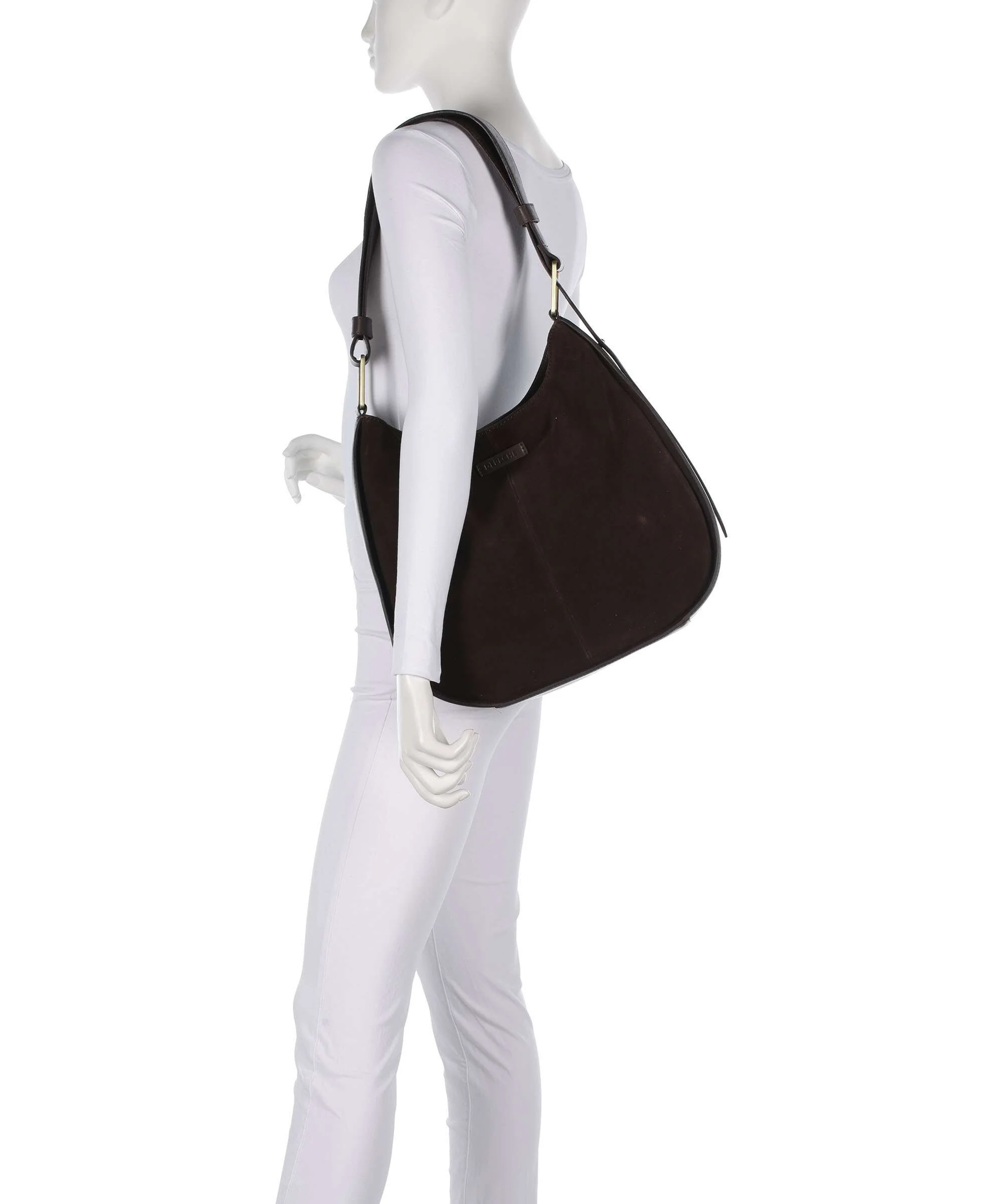 Depeche Madrid Hobo bag chocolate - Image 3