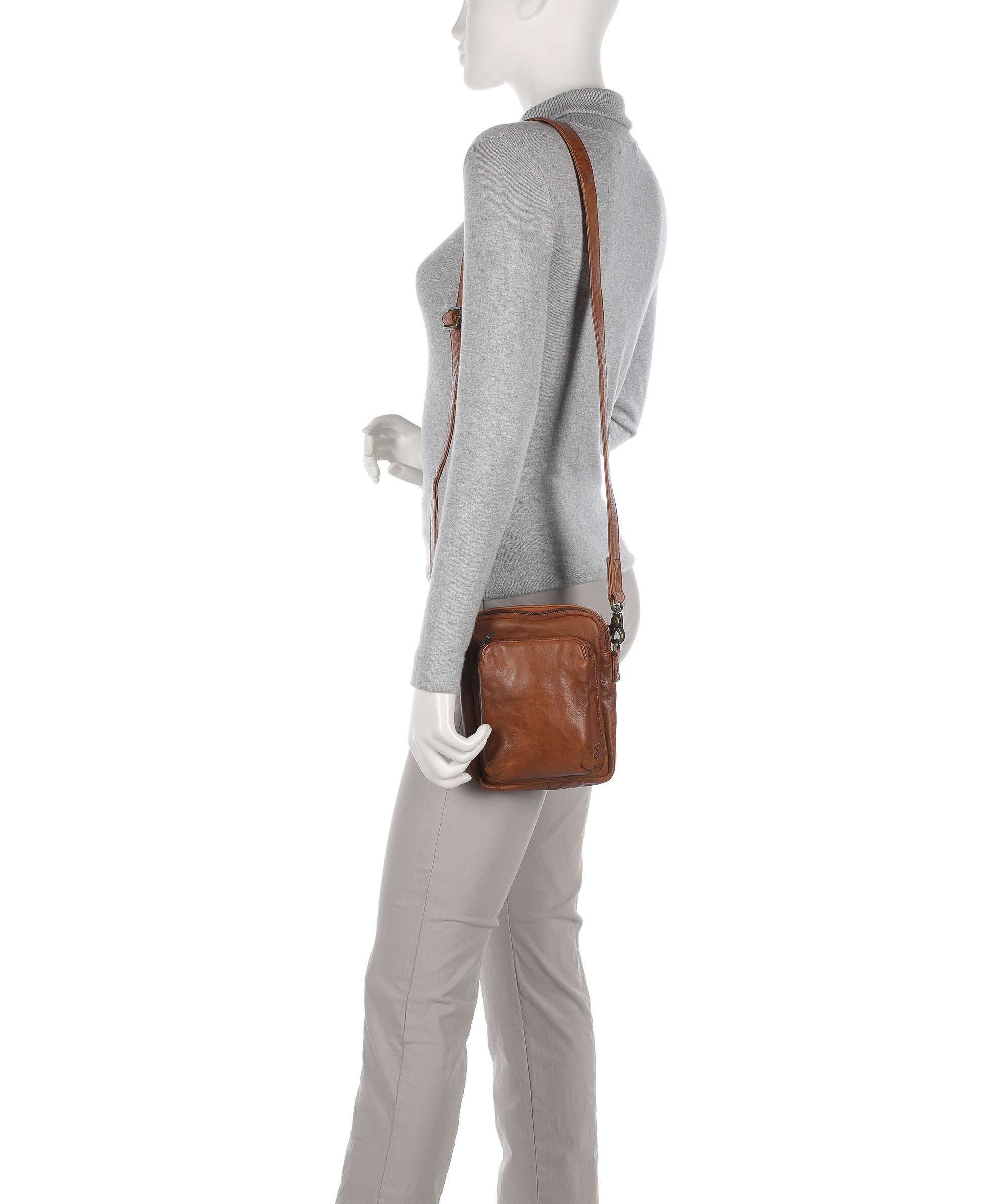Depeche Power Field Crossbody bag cognac - Image 3