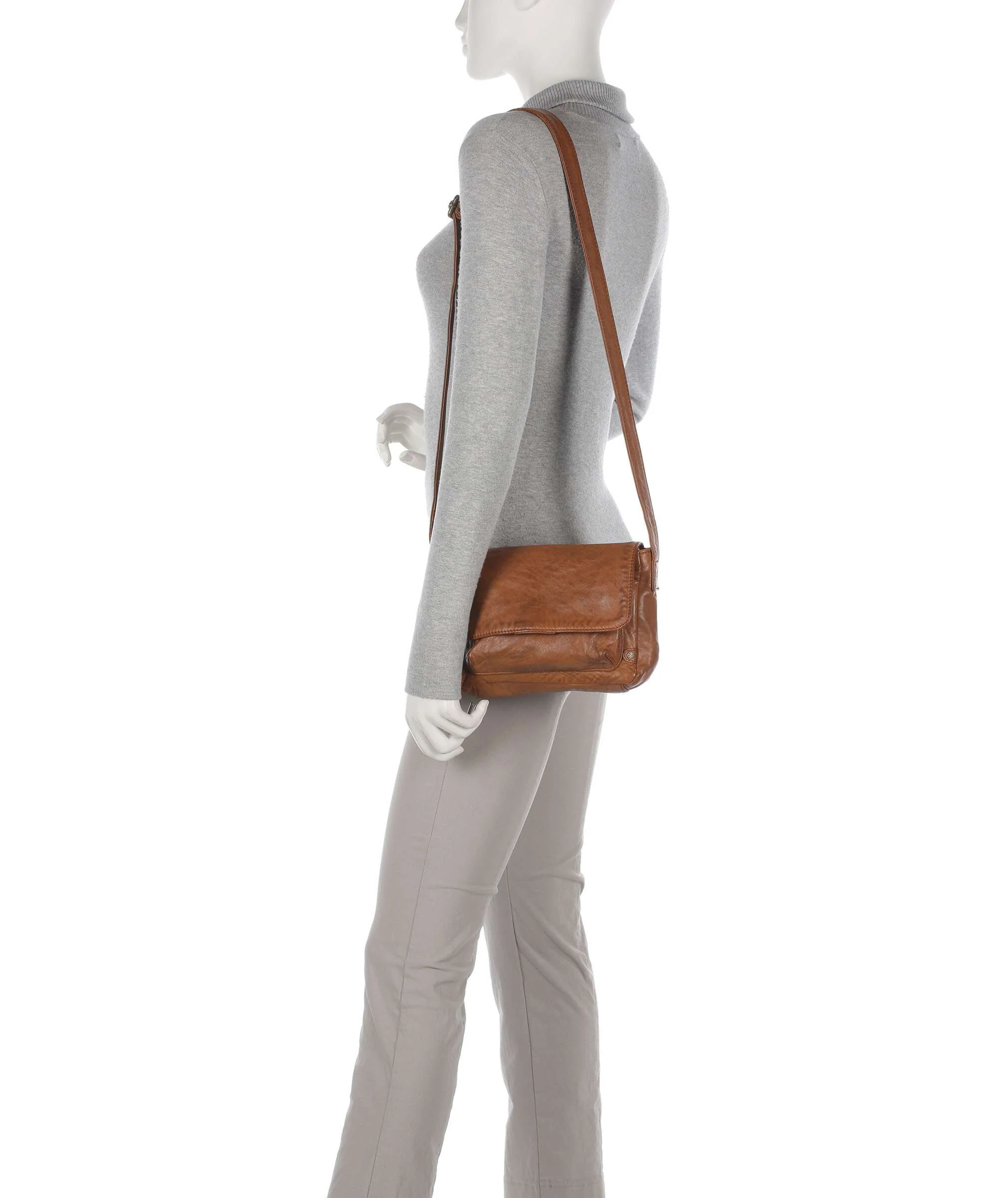 Depeche Power Field Crossbody bag cognac - Image 3