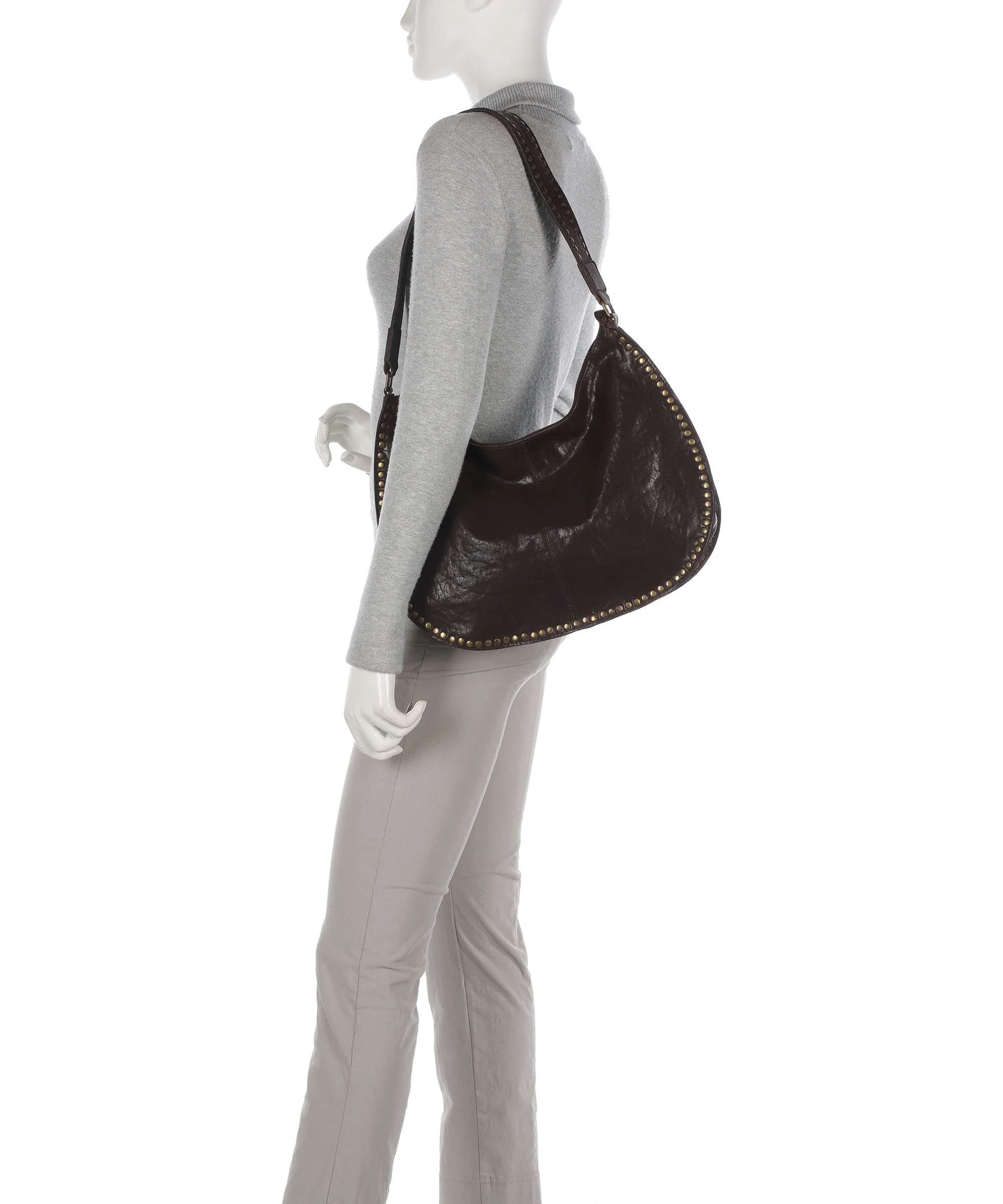 Depeche Rocking Rodeo Hobo bag vintage brown - Image 3