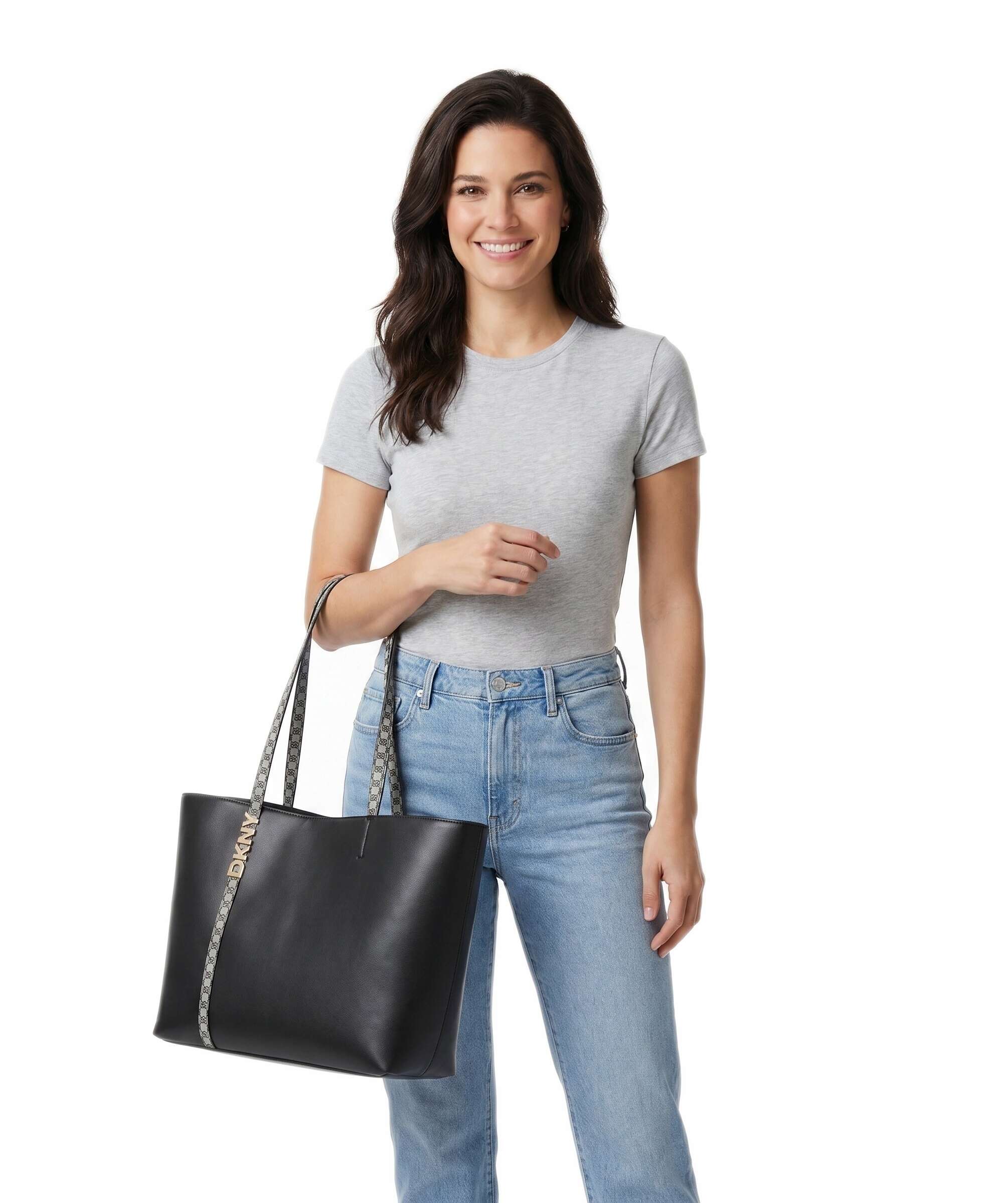 DKNY Avril Tote bag black/gold - Image 3