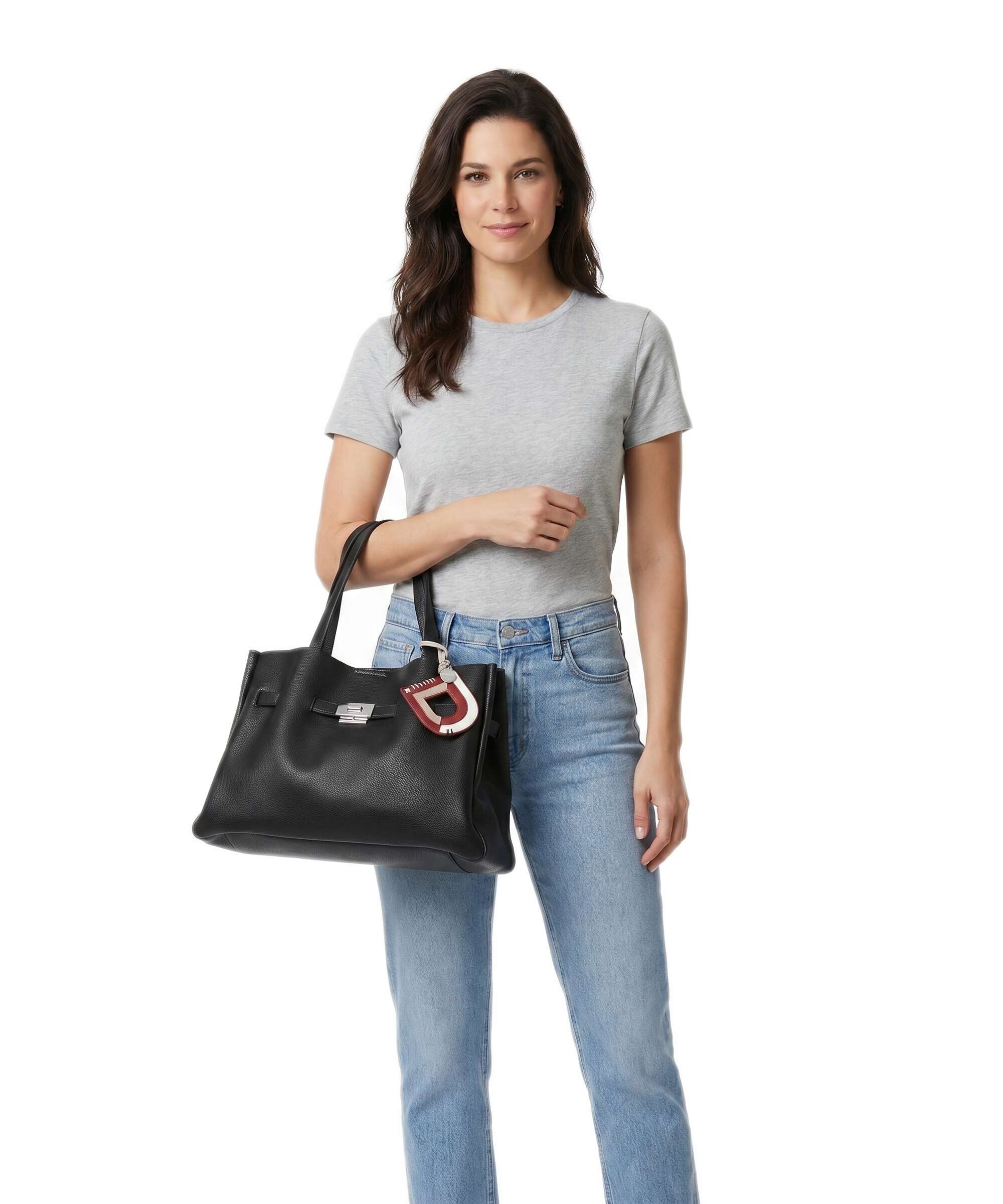 DKNY Bryar Large Handbag black/silver - Image 3