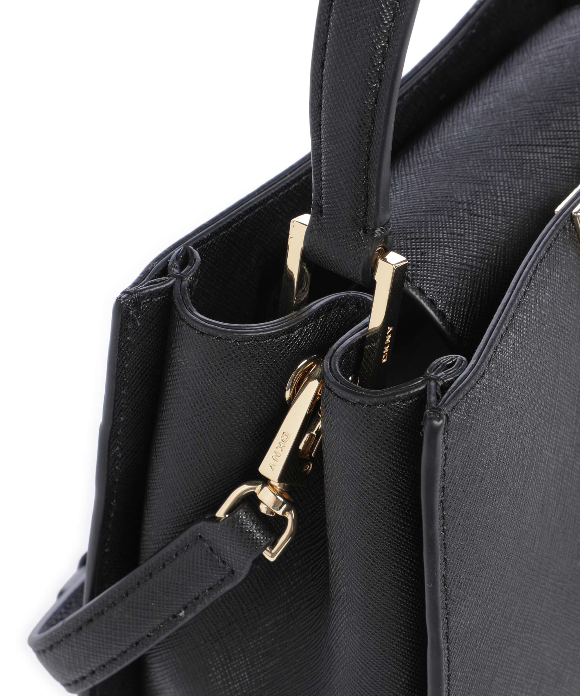 DKNY Foster Small Handbag black/gold - Image 4