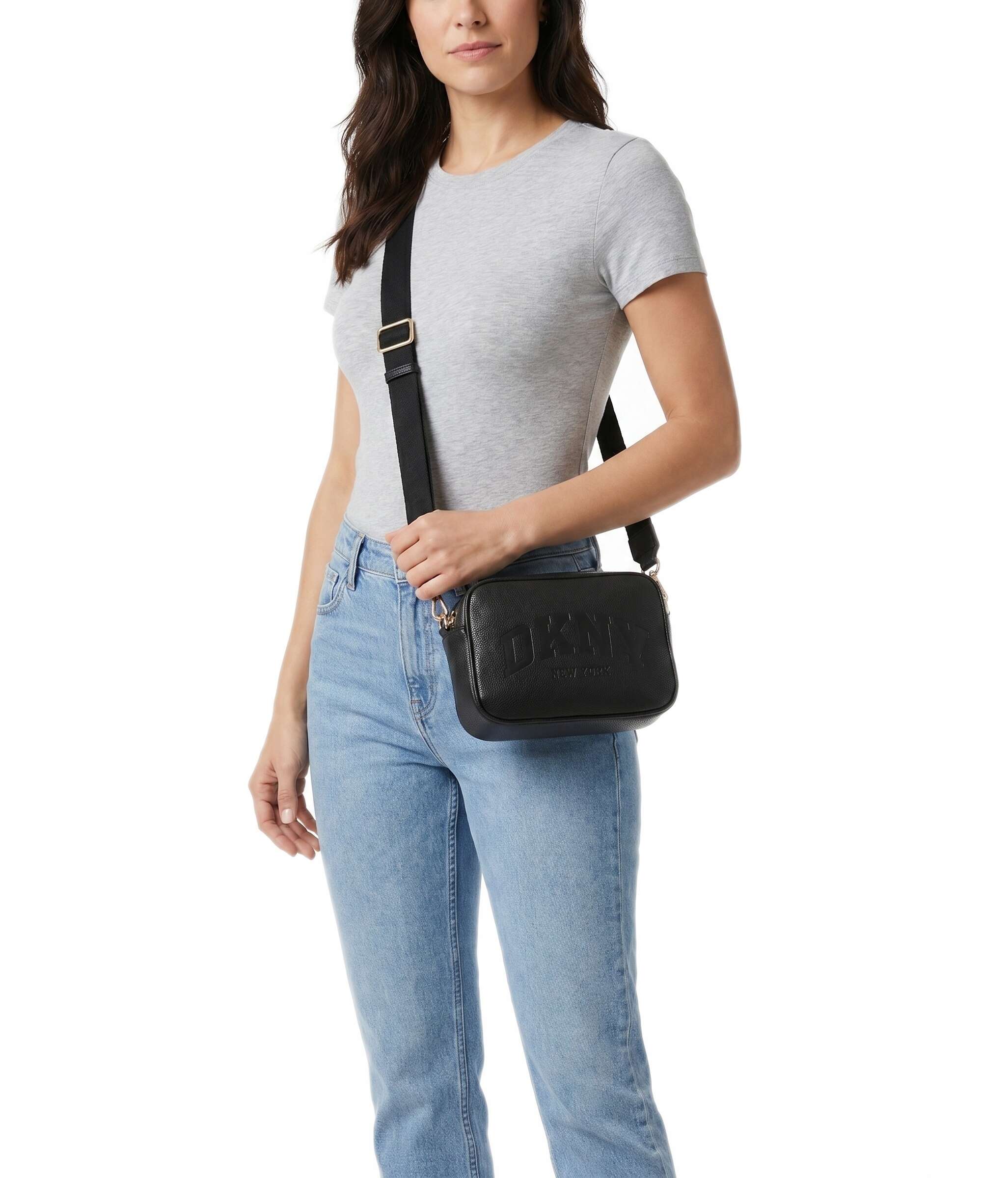 DKNY Hadlee Crossbody bag black/gold - Image 3