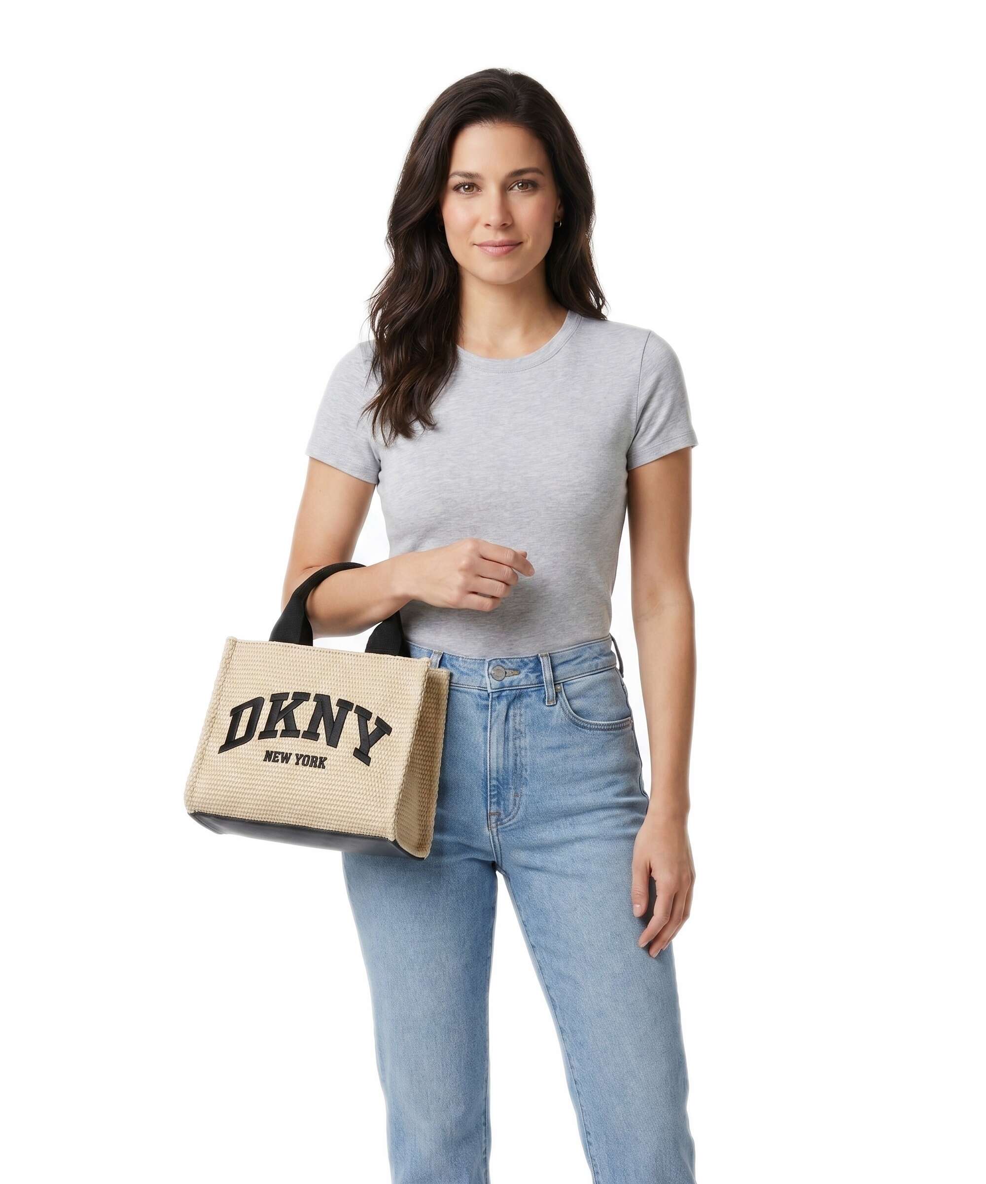 DKNY Hadlee Small Handbag natural/black - Image 3