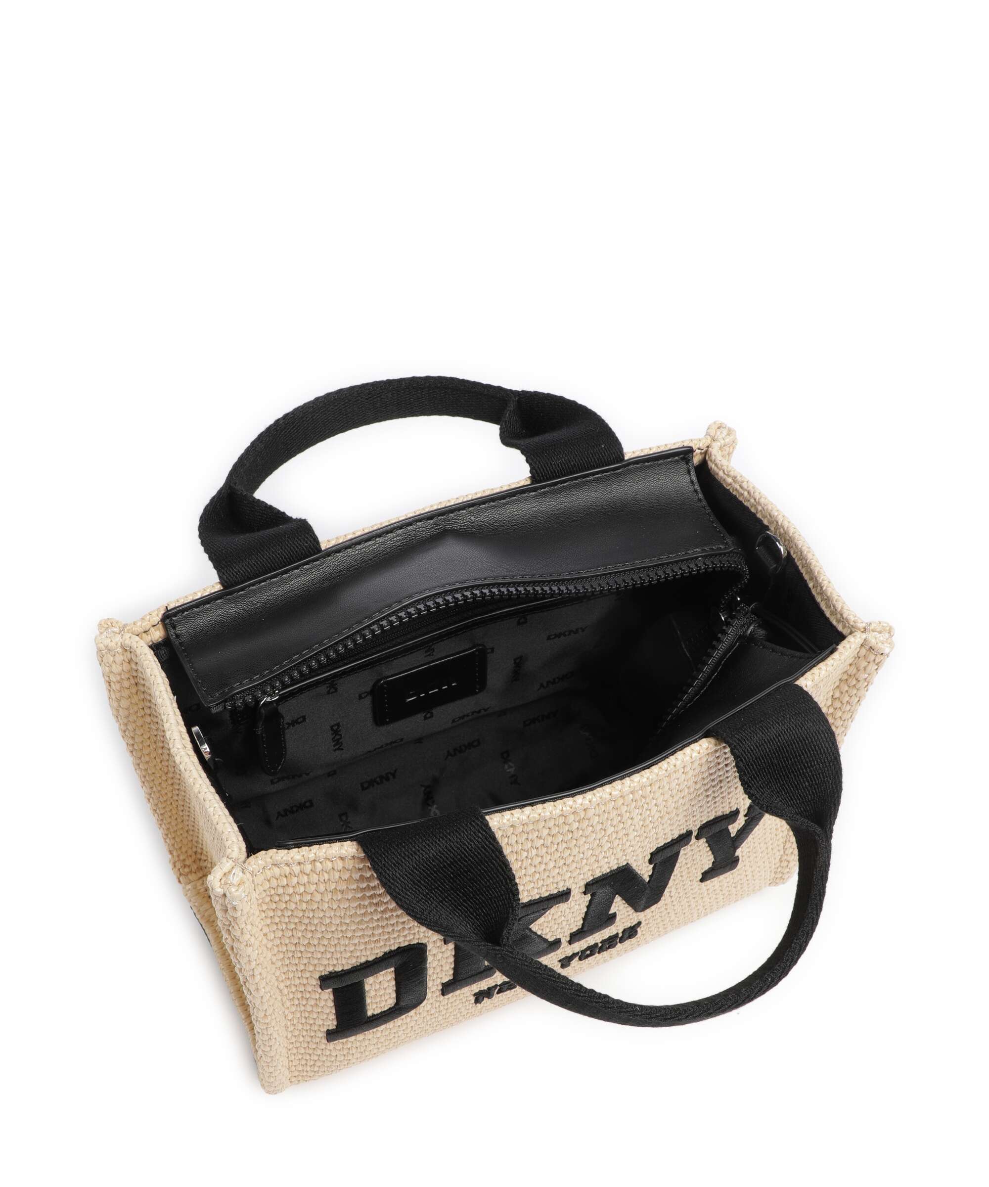 DKNY Hadlee Small Handbag natural/black - Image 6