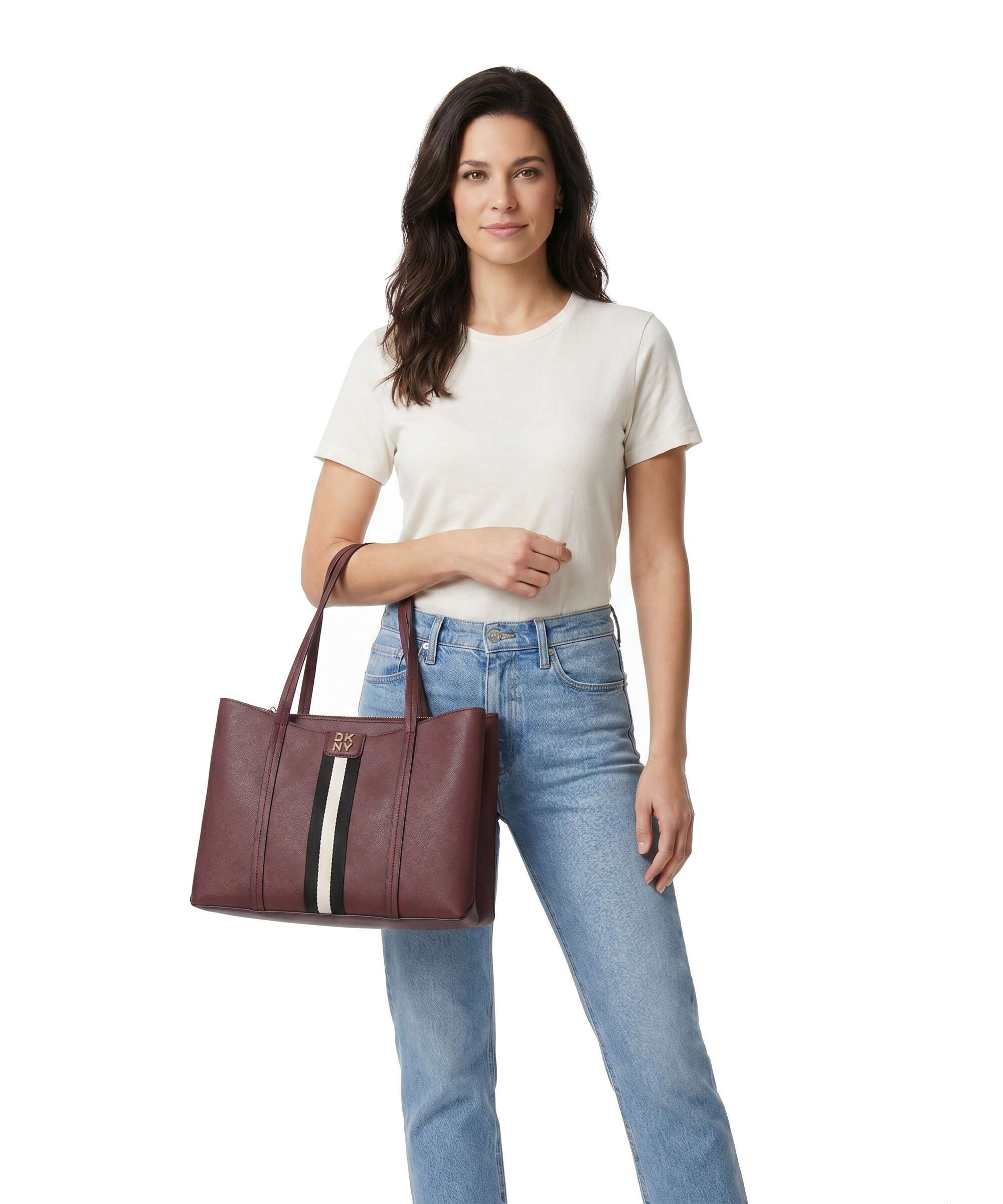 DKNY Nuri Tote bag aged wine - Image 3