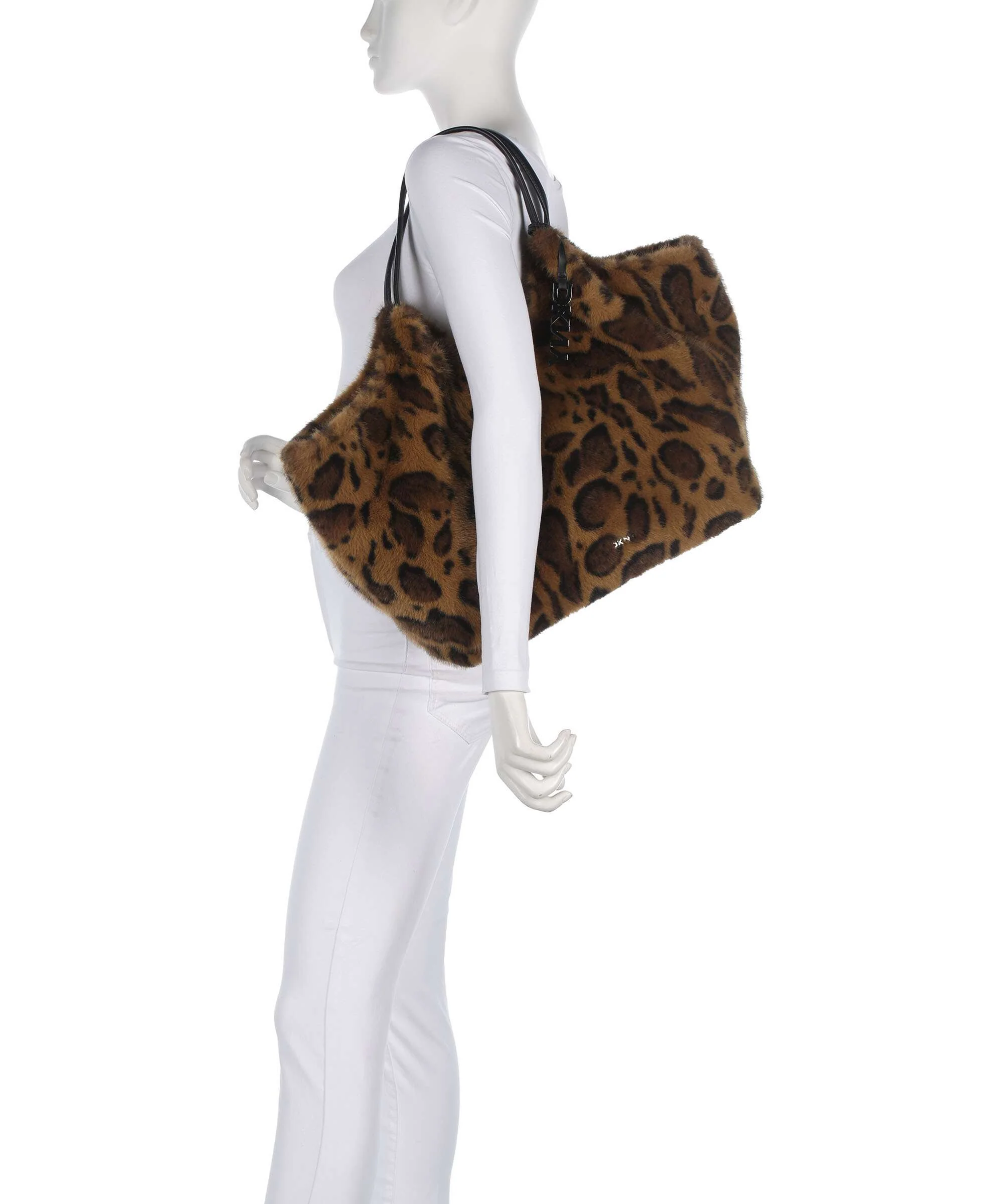 DKNY Paula Commuter Large Tote bag leopard - Image 3
