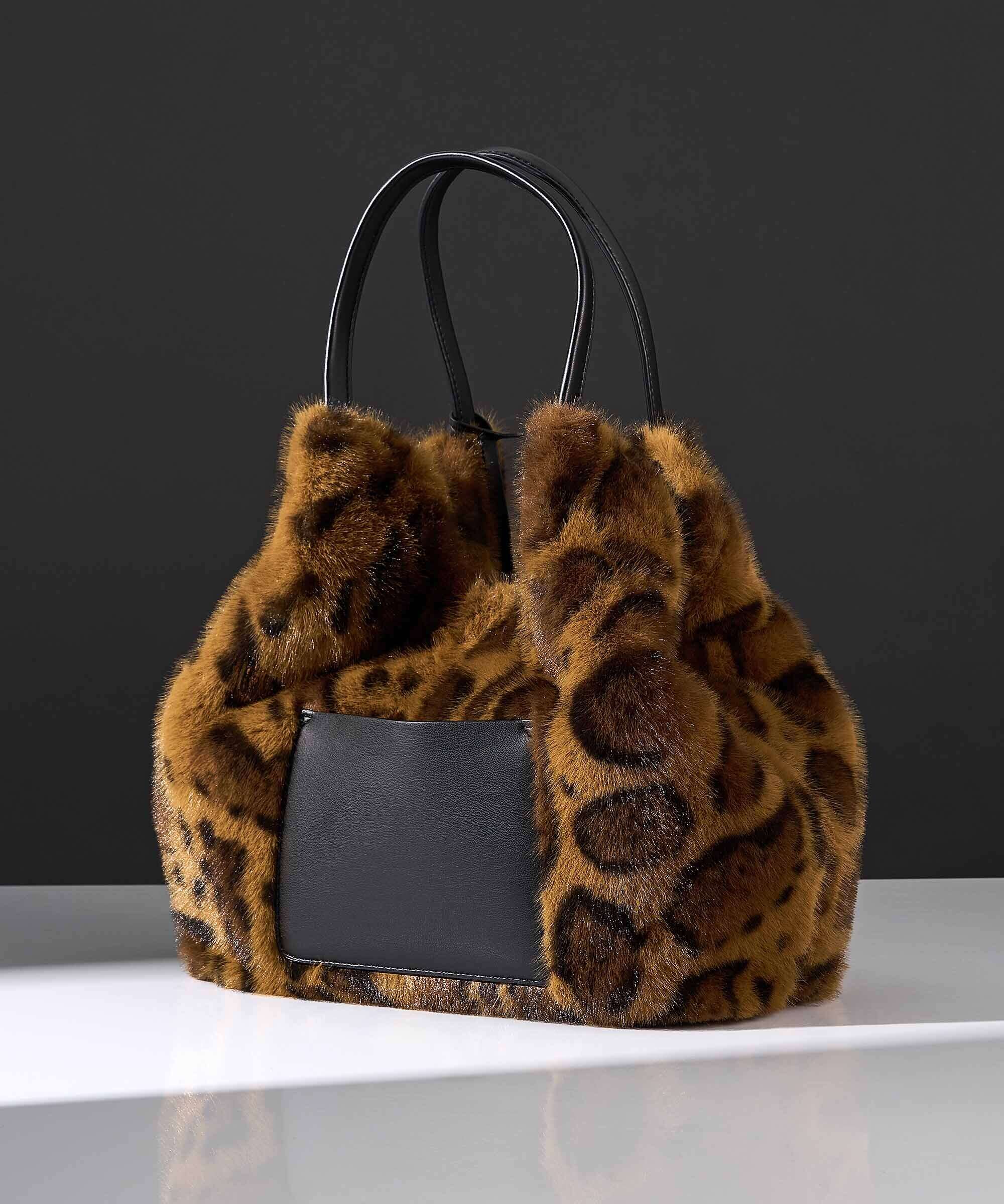 DKNY Paula Commuter Medium Tote bag leopard - Image 9