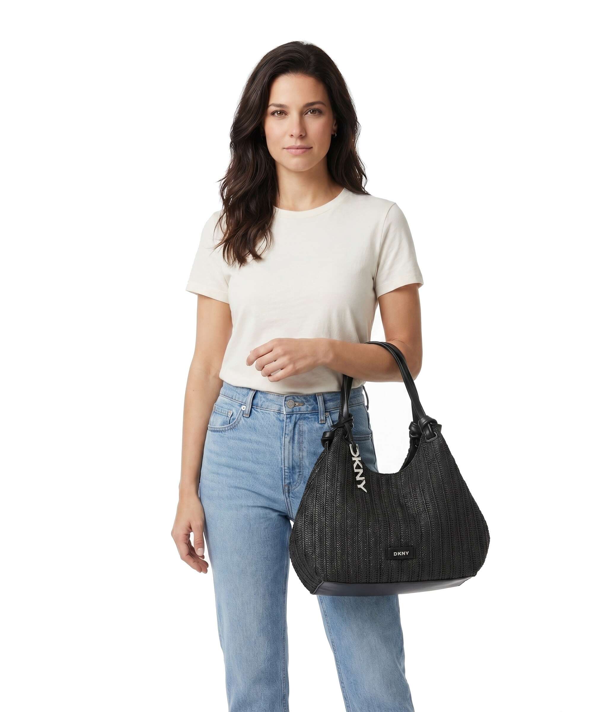 DKNY Paula Commuter Medium Tote bag black/silver - Image 3