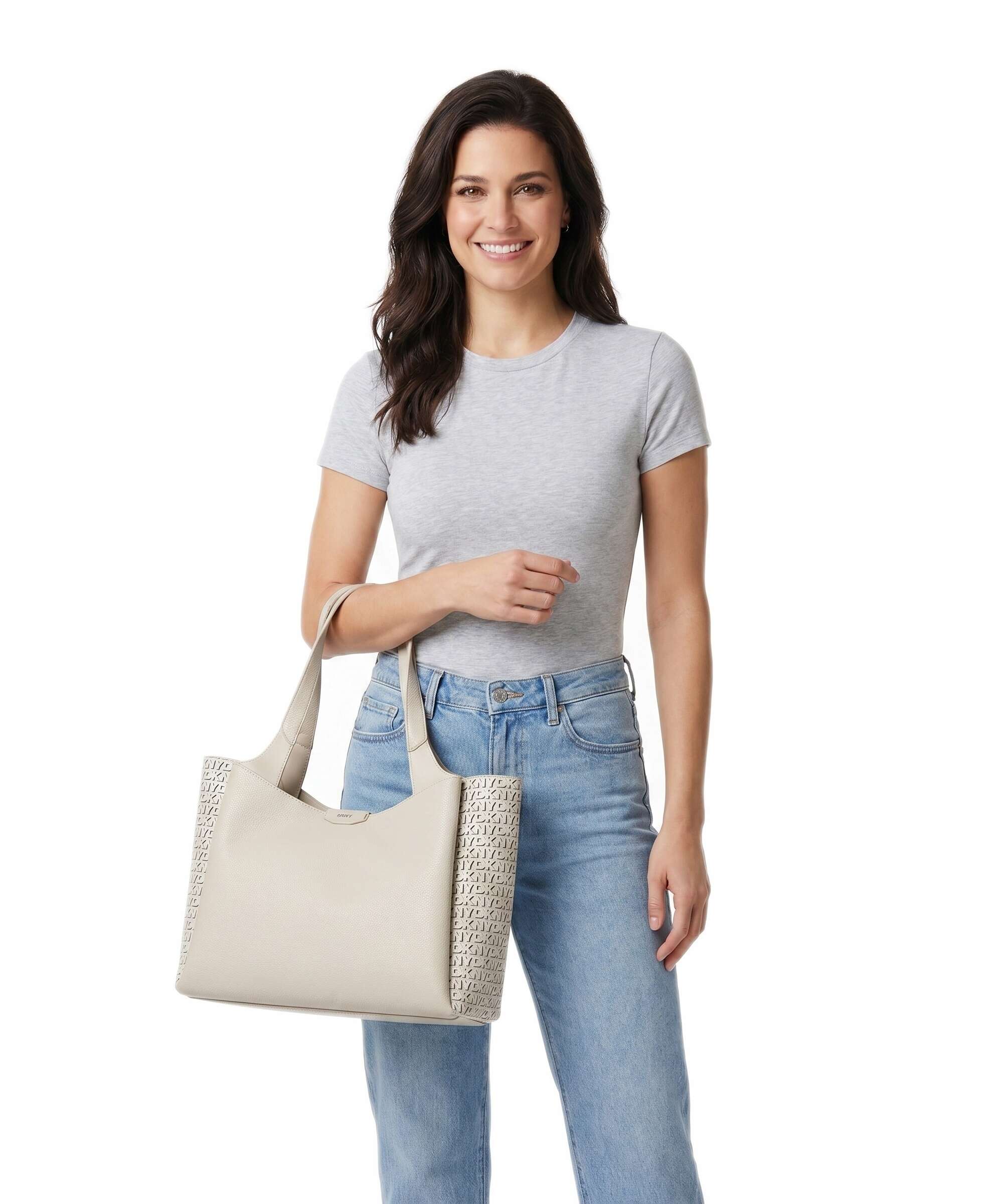 DKNY Willa Tote bag light taupe - Image 3