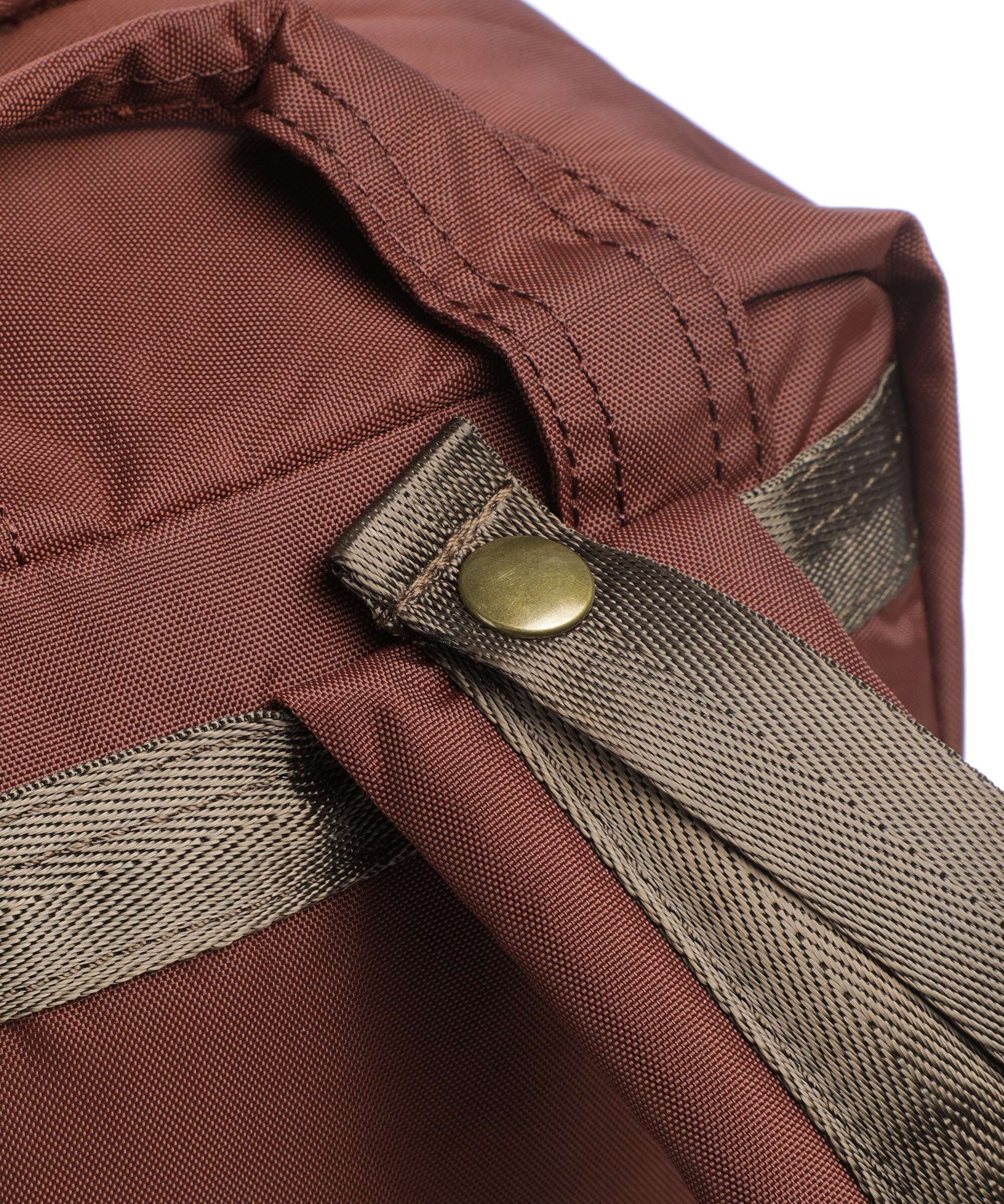 Doughnut Jungle Macaroon Backpack maroon/khaki - Image 5