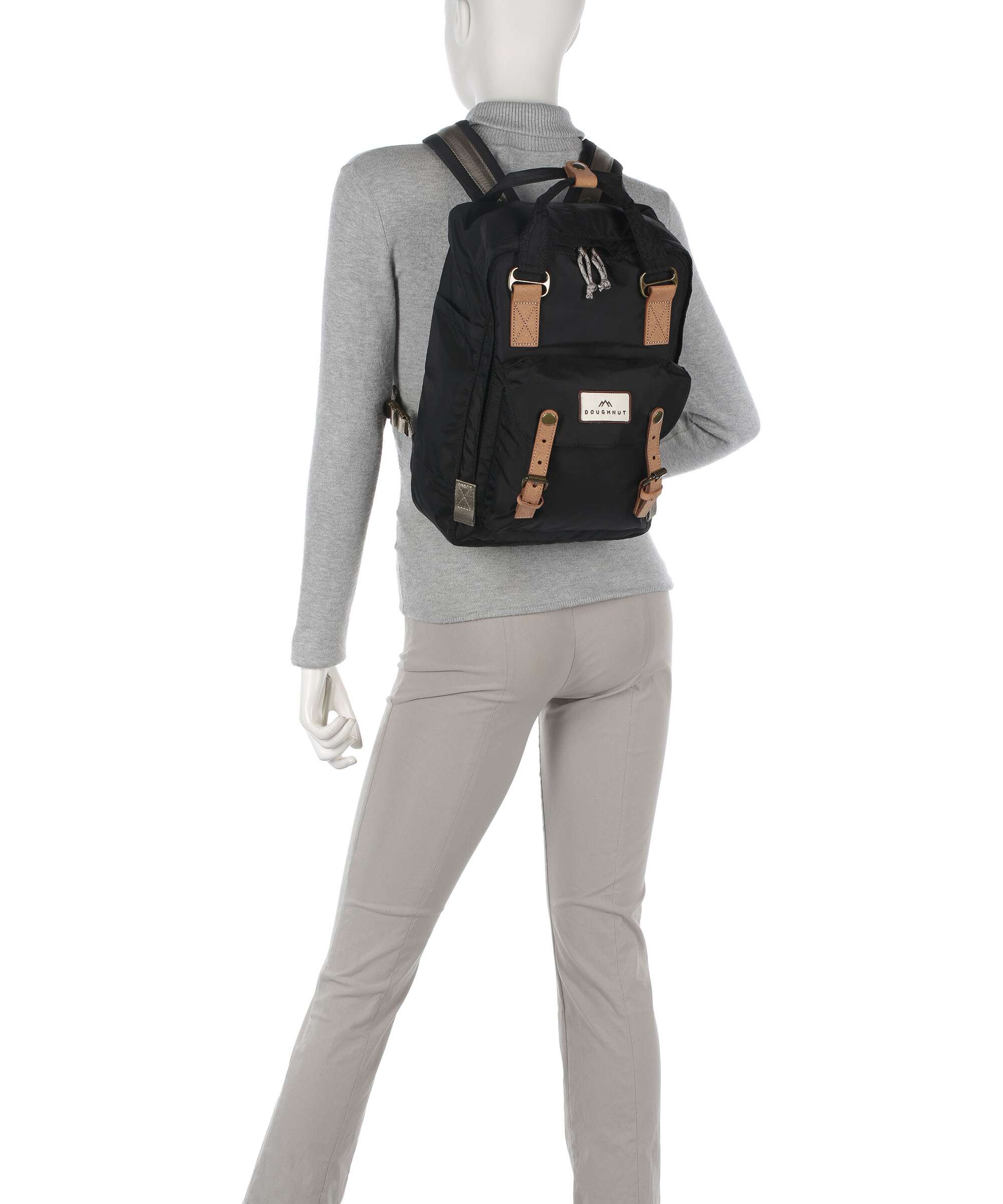 Doughnut Jungle Macaroon Jungle Backpack Backpack black - Image 3