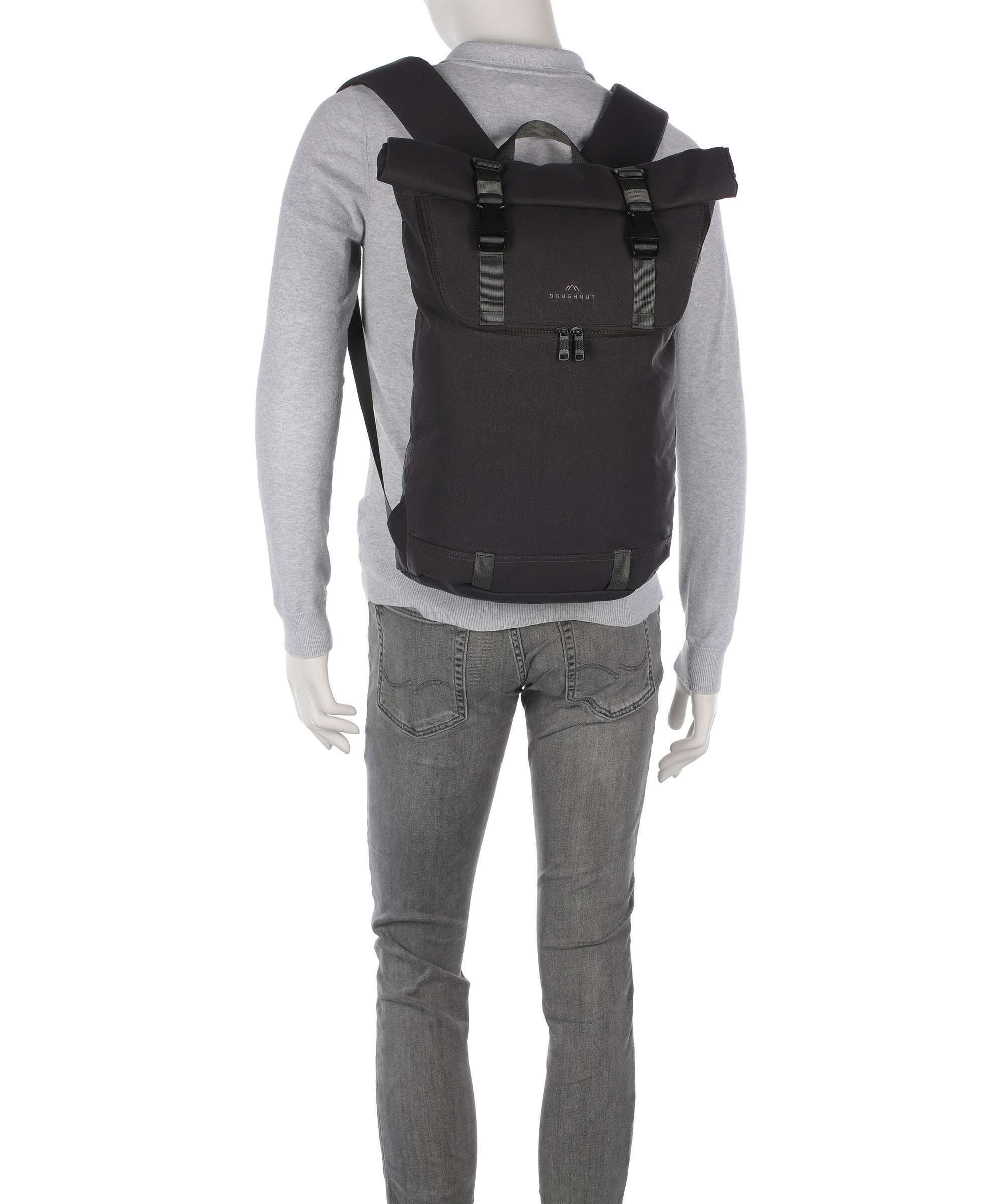 Doughnut Mediative Christopher Rolltop backpack ground - Image 4