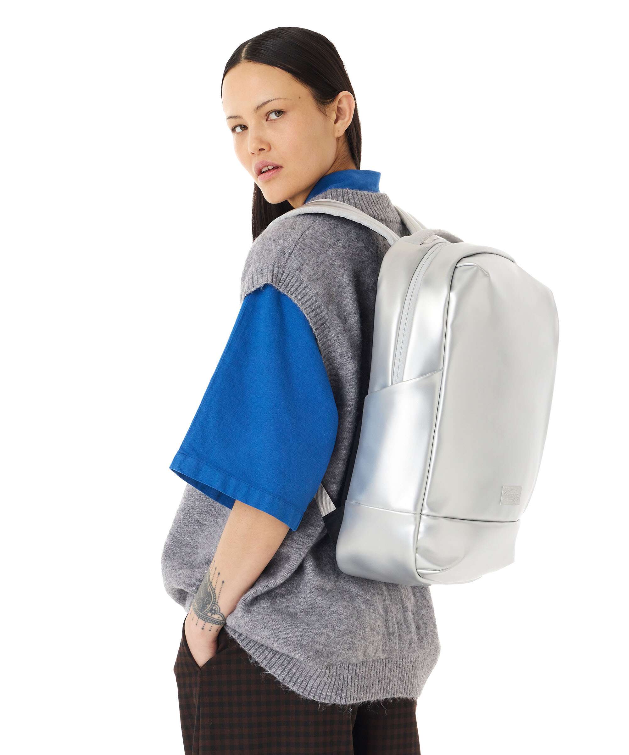 Eastpak CNNCT Tecum Backpack silver - Image 3