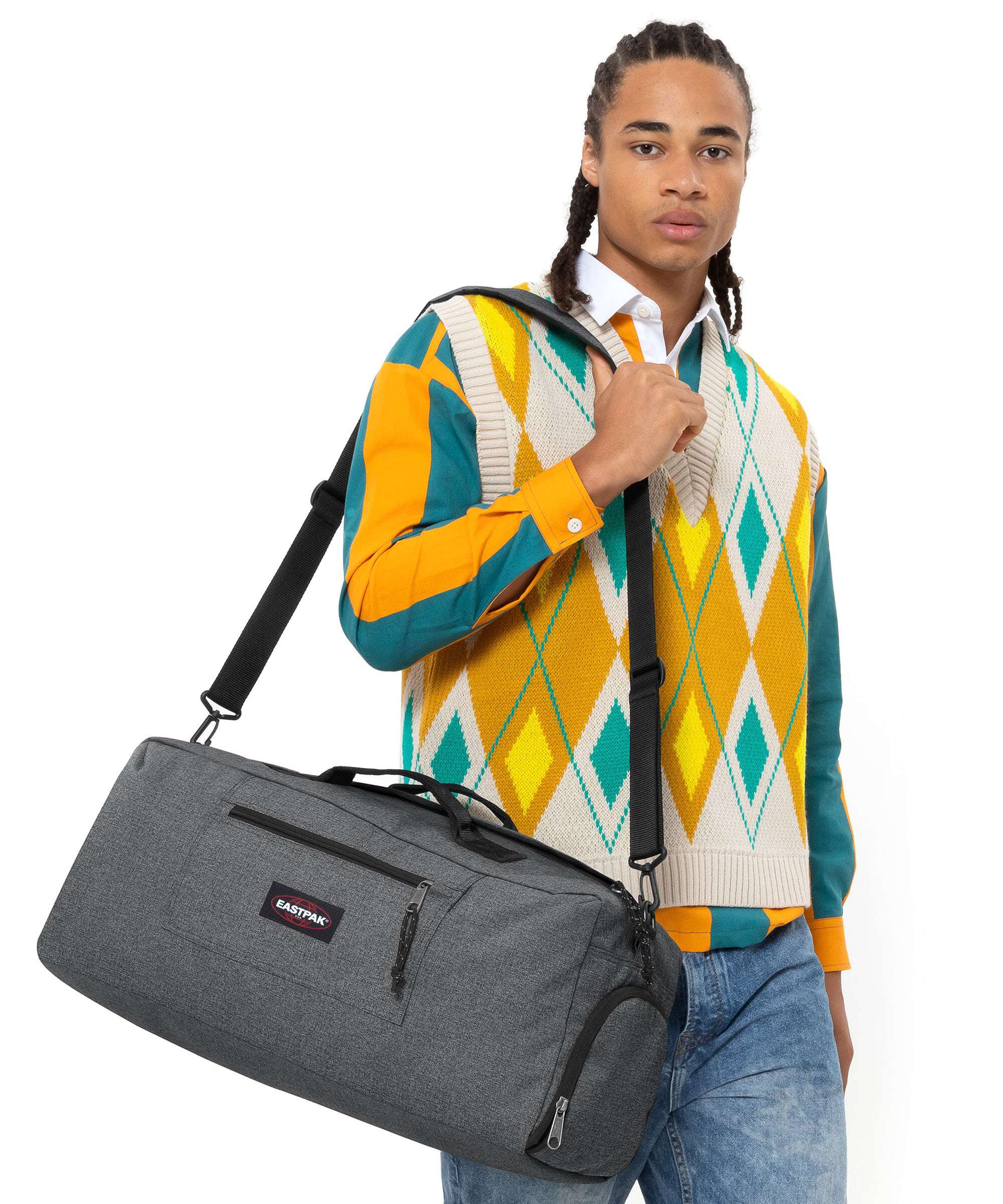 Eastpak Duffl'r M Weekend bag black denim - Image 3