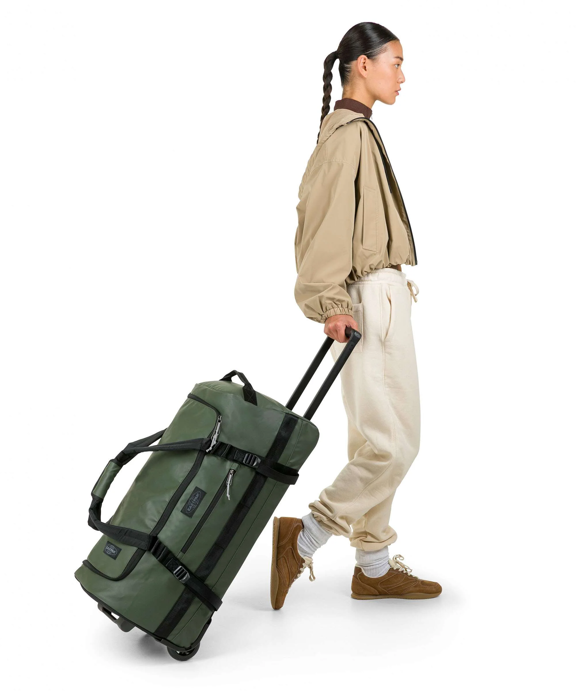 Eastpak Tarp Duffel Pack M Travel bag with wheels forest - Image 3