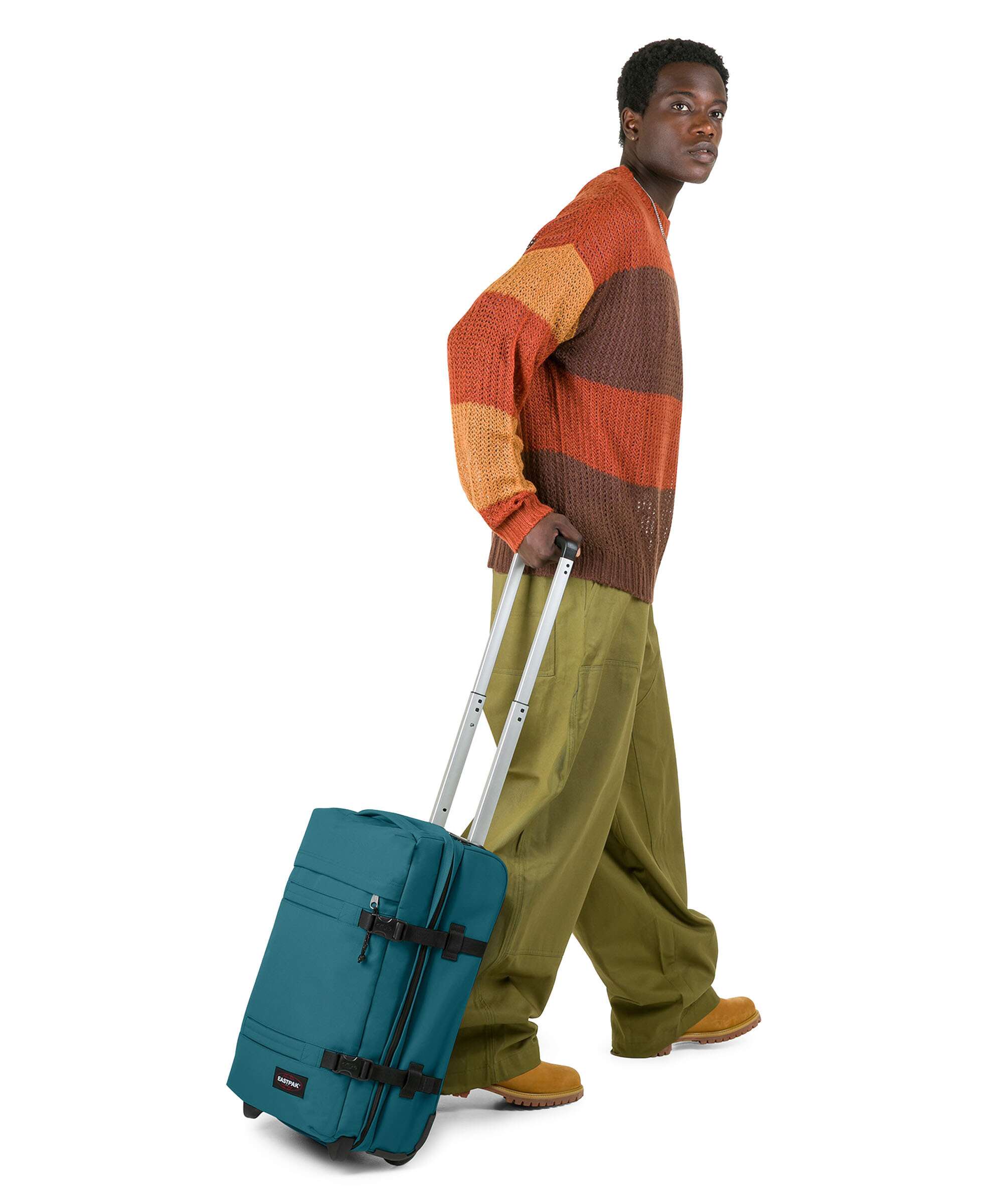 Eastpak Tarp Transit'R S Travel bag with wheels jade teal - Image 3