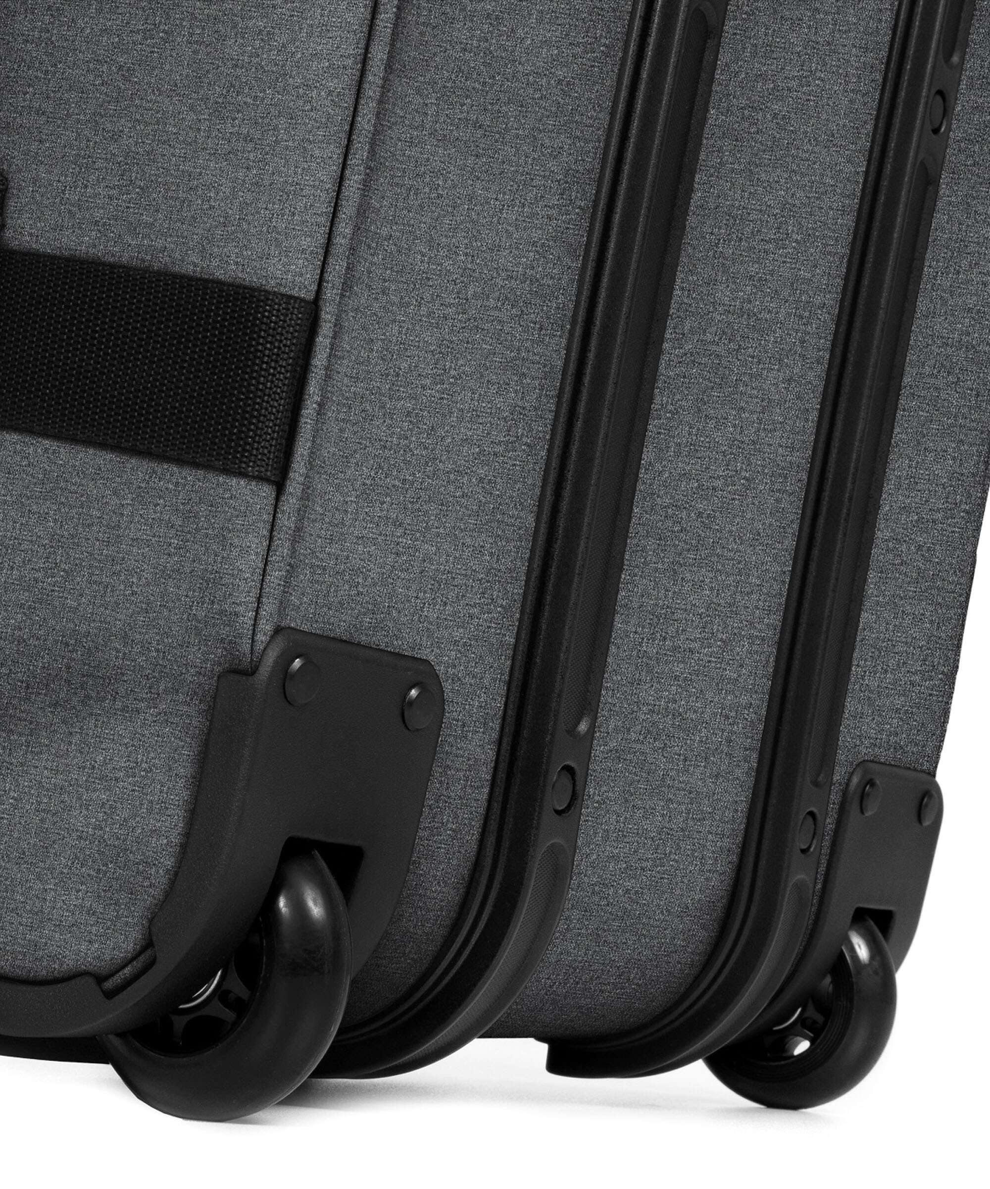 Eastpak Transit'R M Travel bag with wheels black denim - Image 4