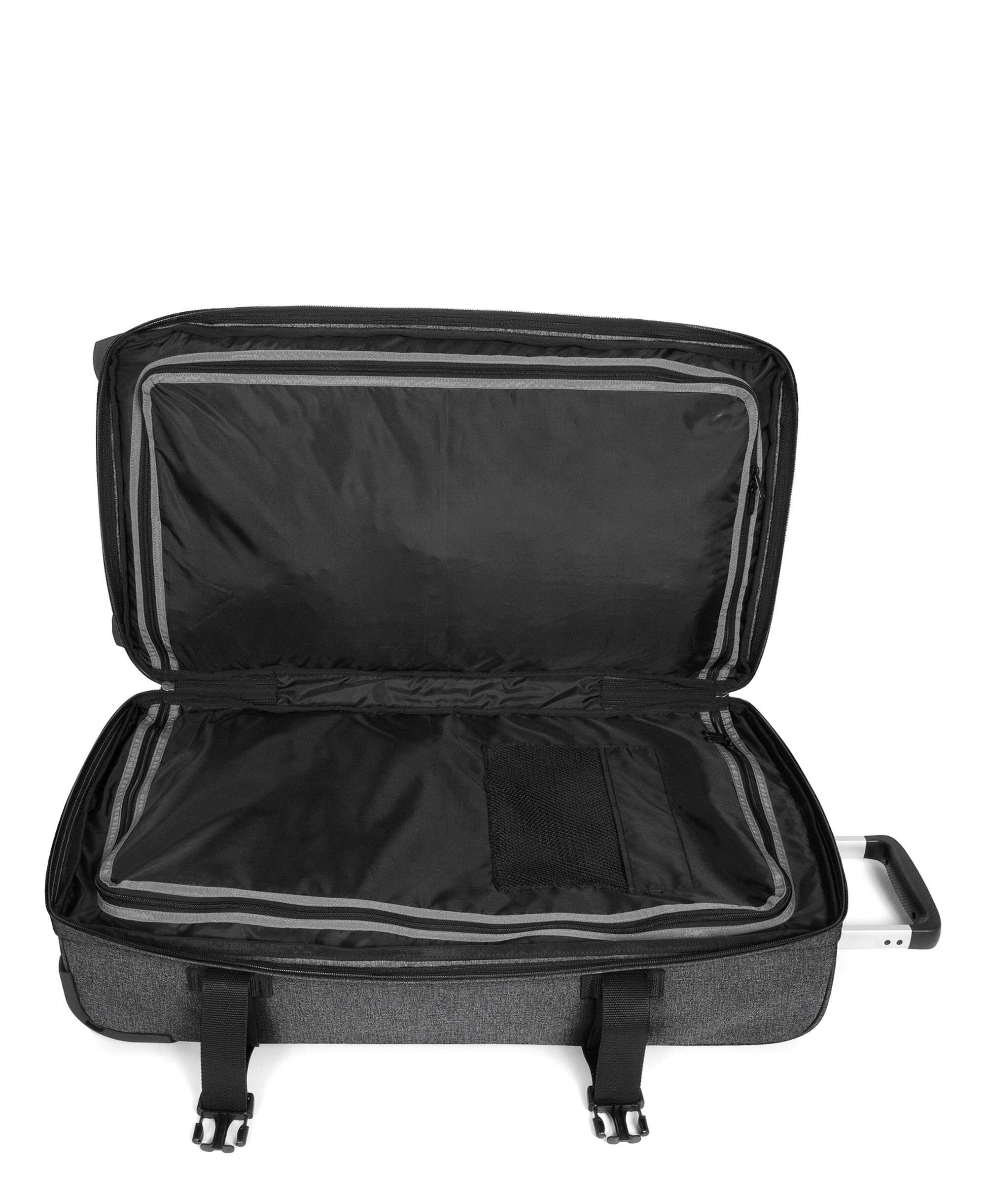 Eastpak Transit'R M Travel bag with wheels black denim - Image 5