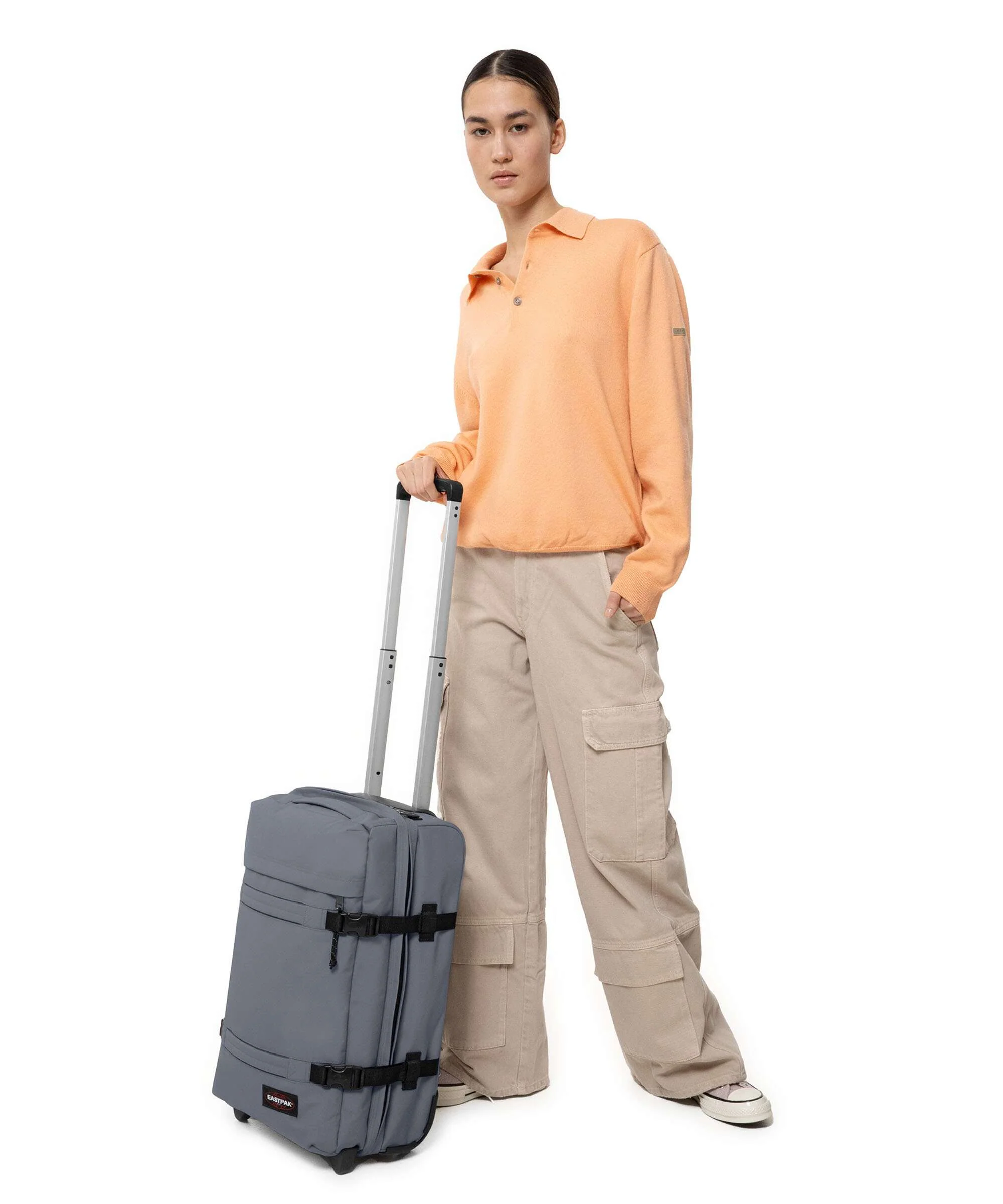 Eastpak Transit'R S Travel bag with wheels cobble grey - Image 3
