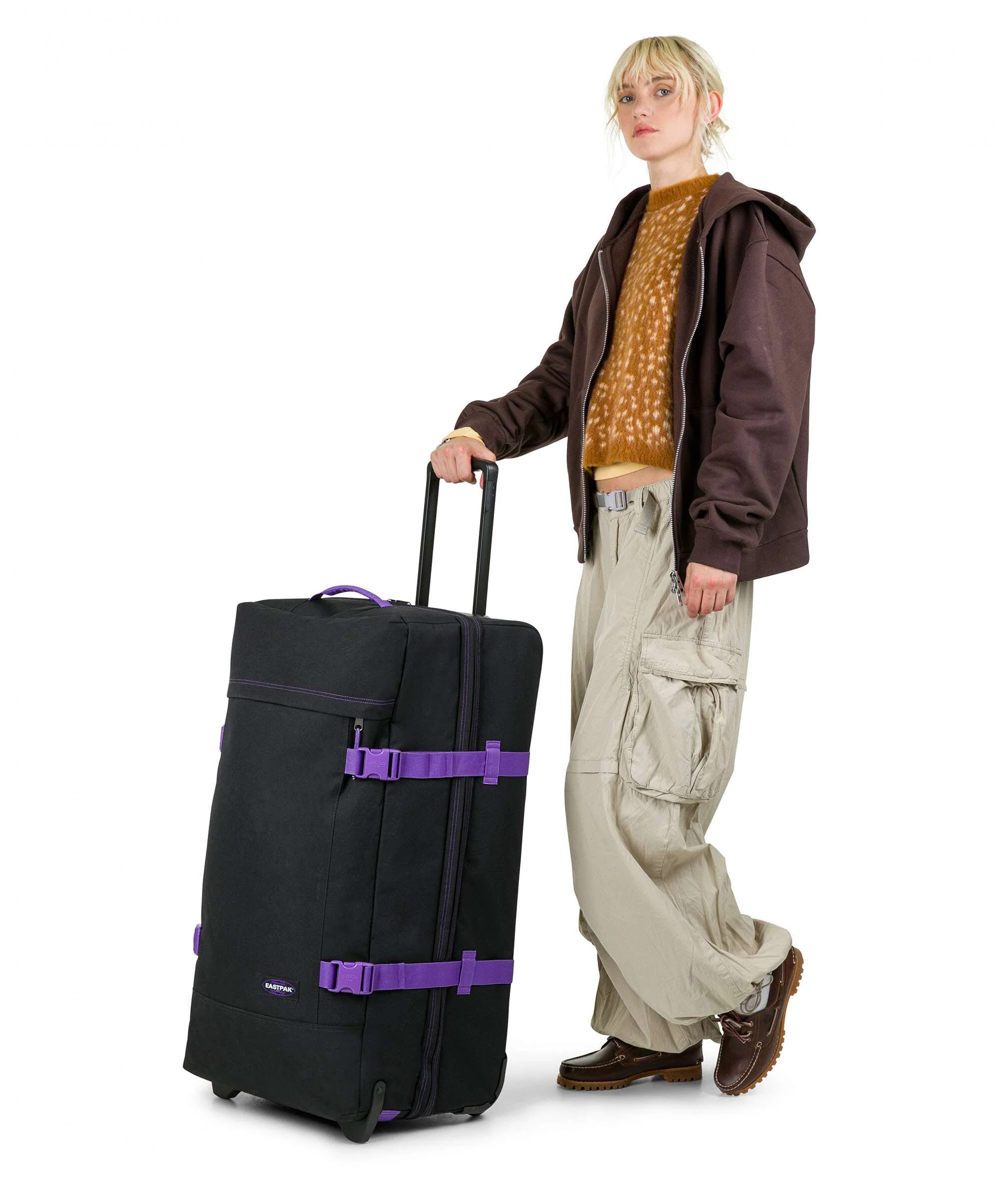 Eastpak Tranverz L Travel bag with wheels kontrast vineyard - Image 3