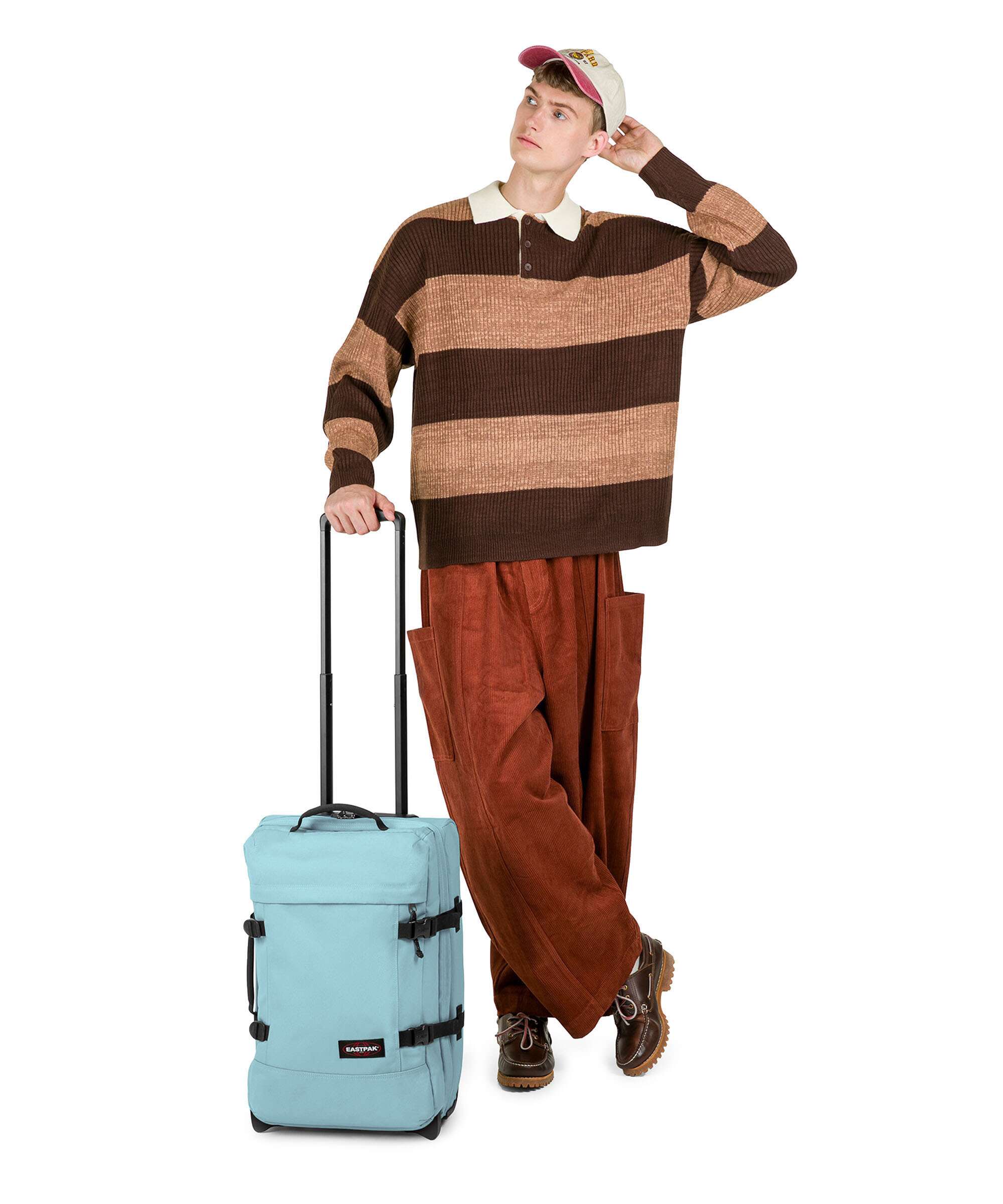 Eastpak Tranverz S Travel bag with wheels waterfall blue - Image 3