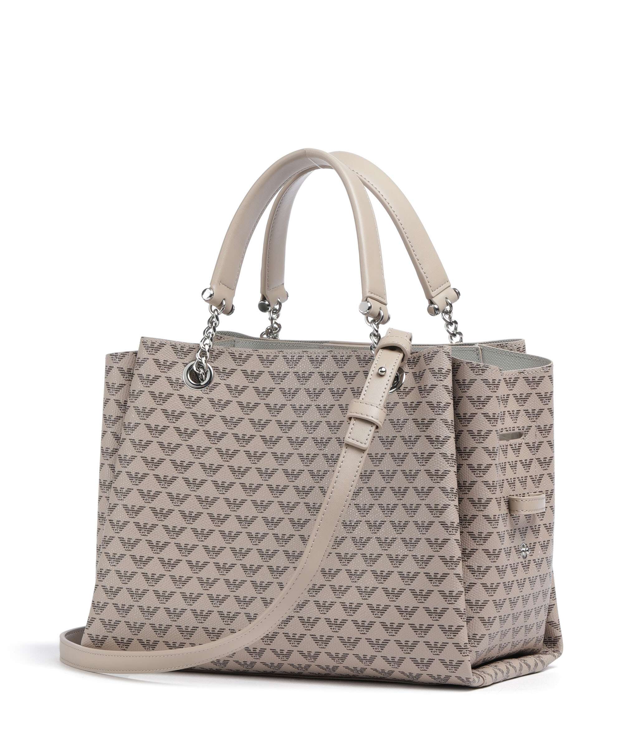 Emporio Armani Annie Handbag ecru/moro/rosso - Image 4