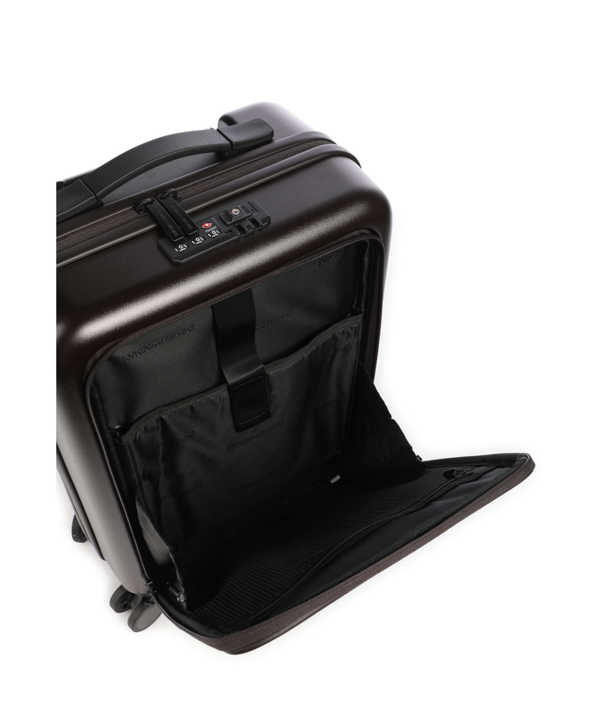 Emporio Armani Business Regenerated Spinner (4 wheels) ebony - Image 4