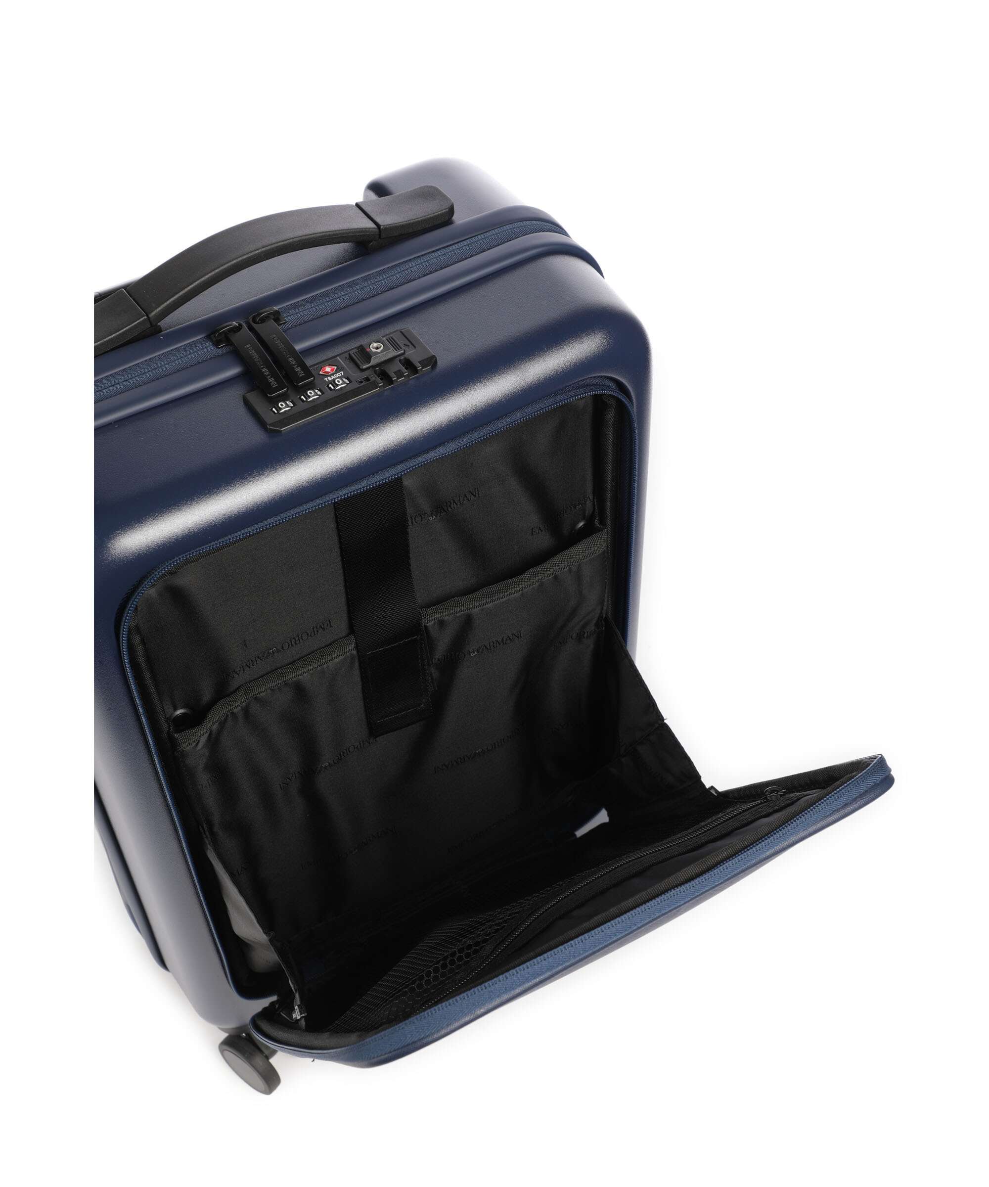Emporio Armani Business Regenerated Spinner (4 wheels) medieval blue - Image 4