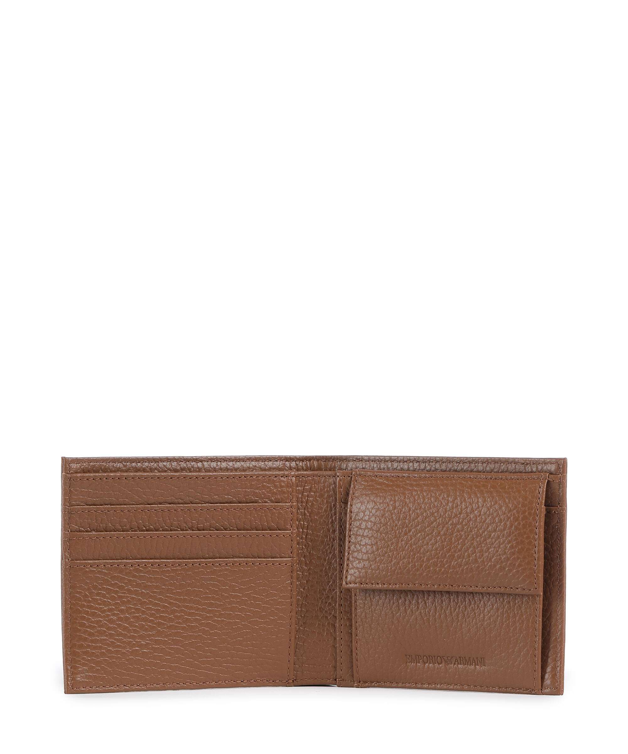 Emporio Armani Business Regenerated Wallet mocha bisque - Image 2