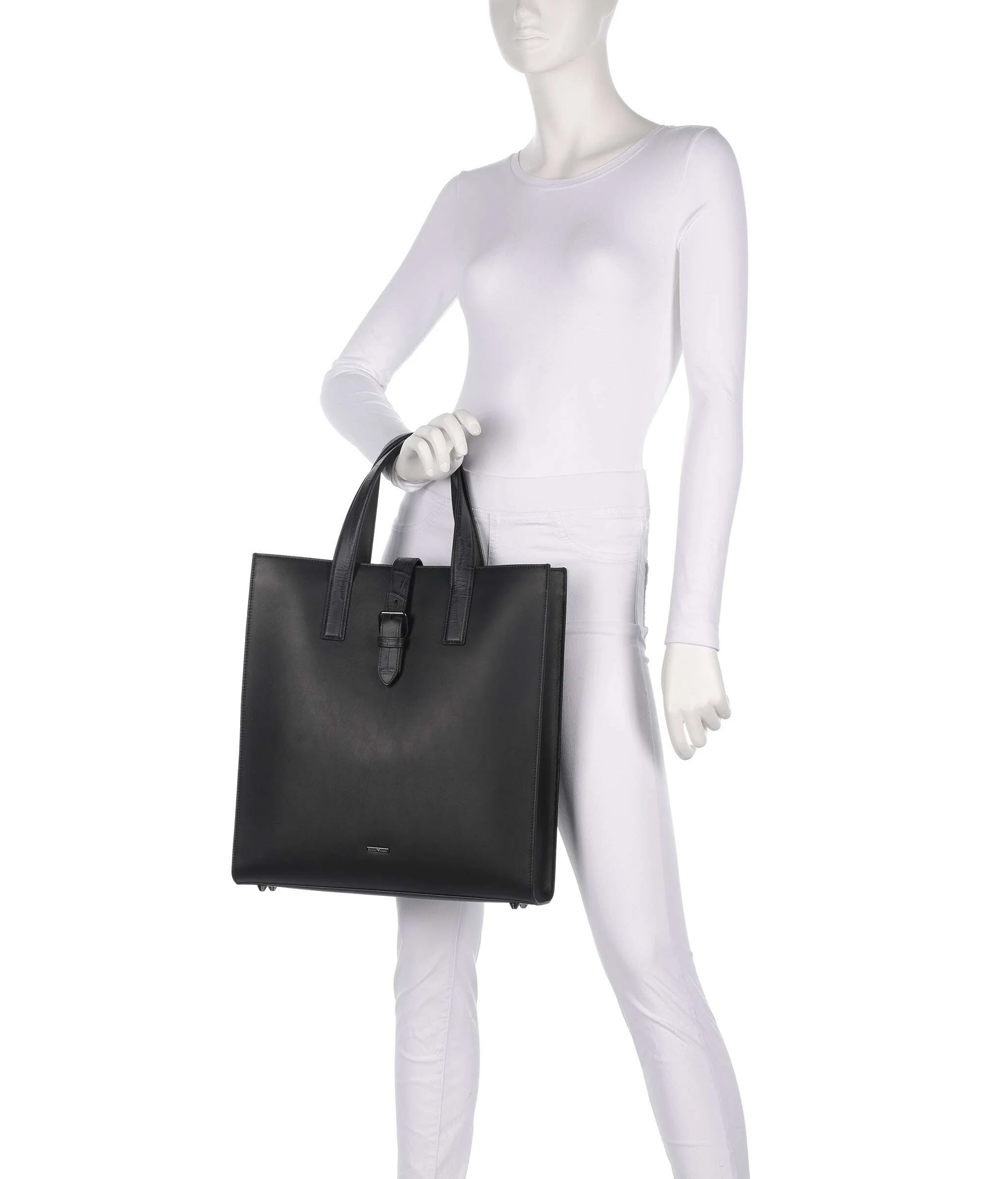 Emporio Armani Cocco Touch Handbag black beauty - Image 3