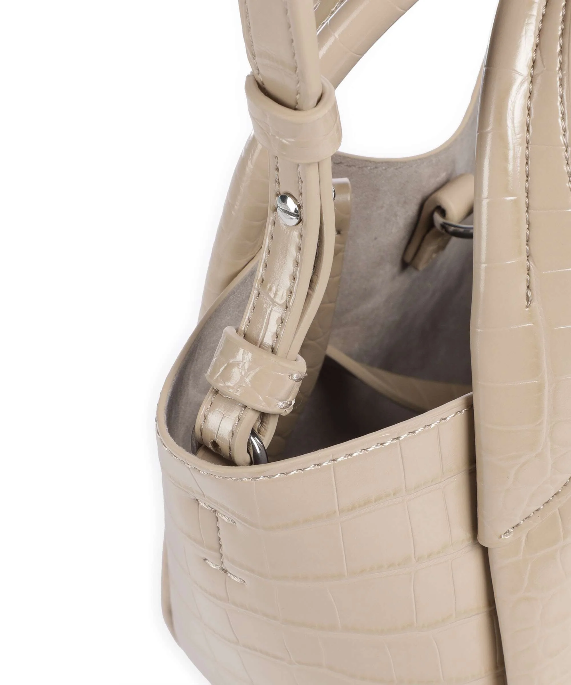 Emporio Armani Durini 24 Crossbody bag beige - Image 6