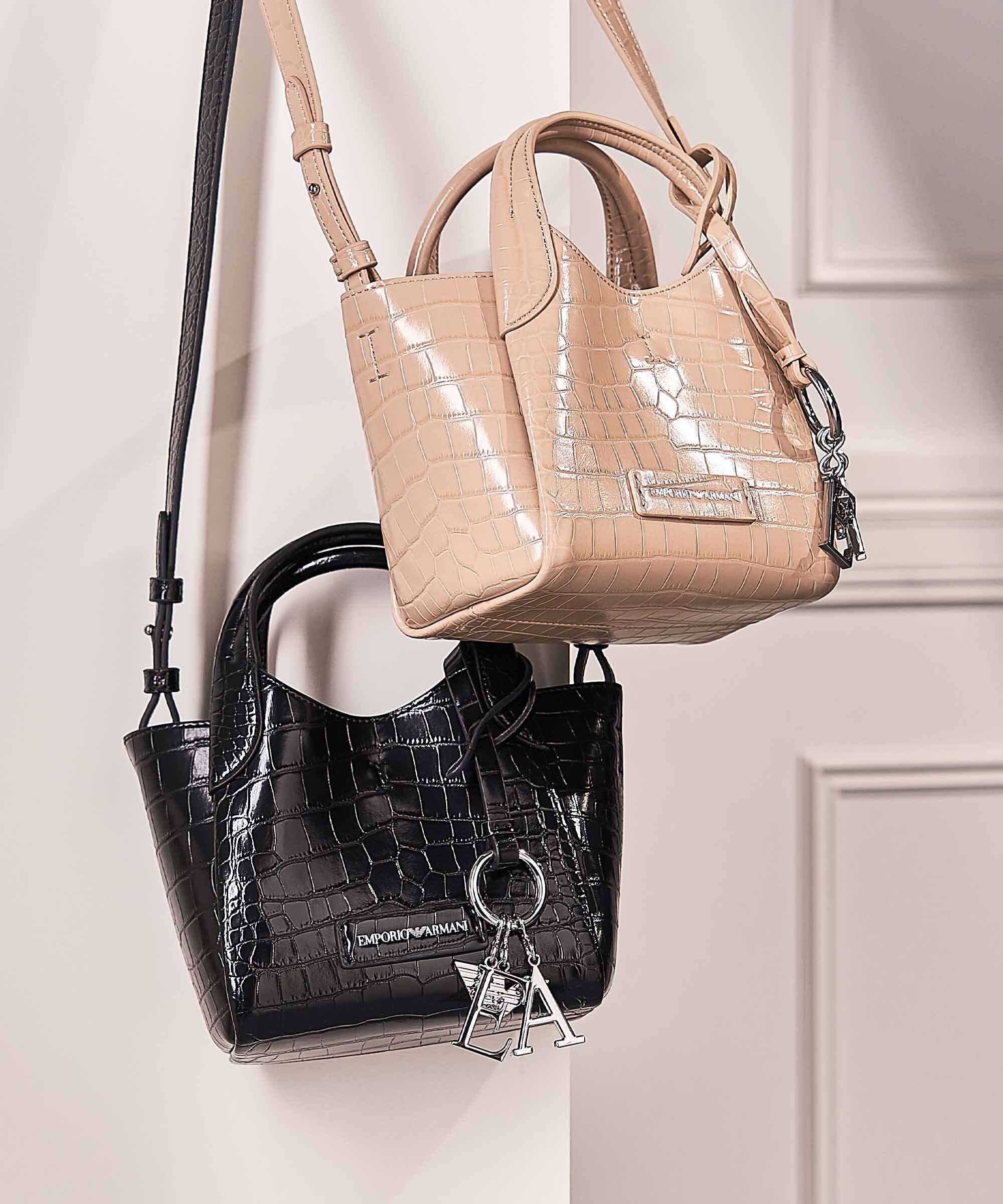 Emporio Armani Durini 24 Crossbody bag beige - Image 8