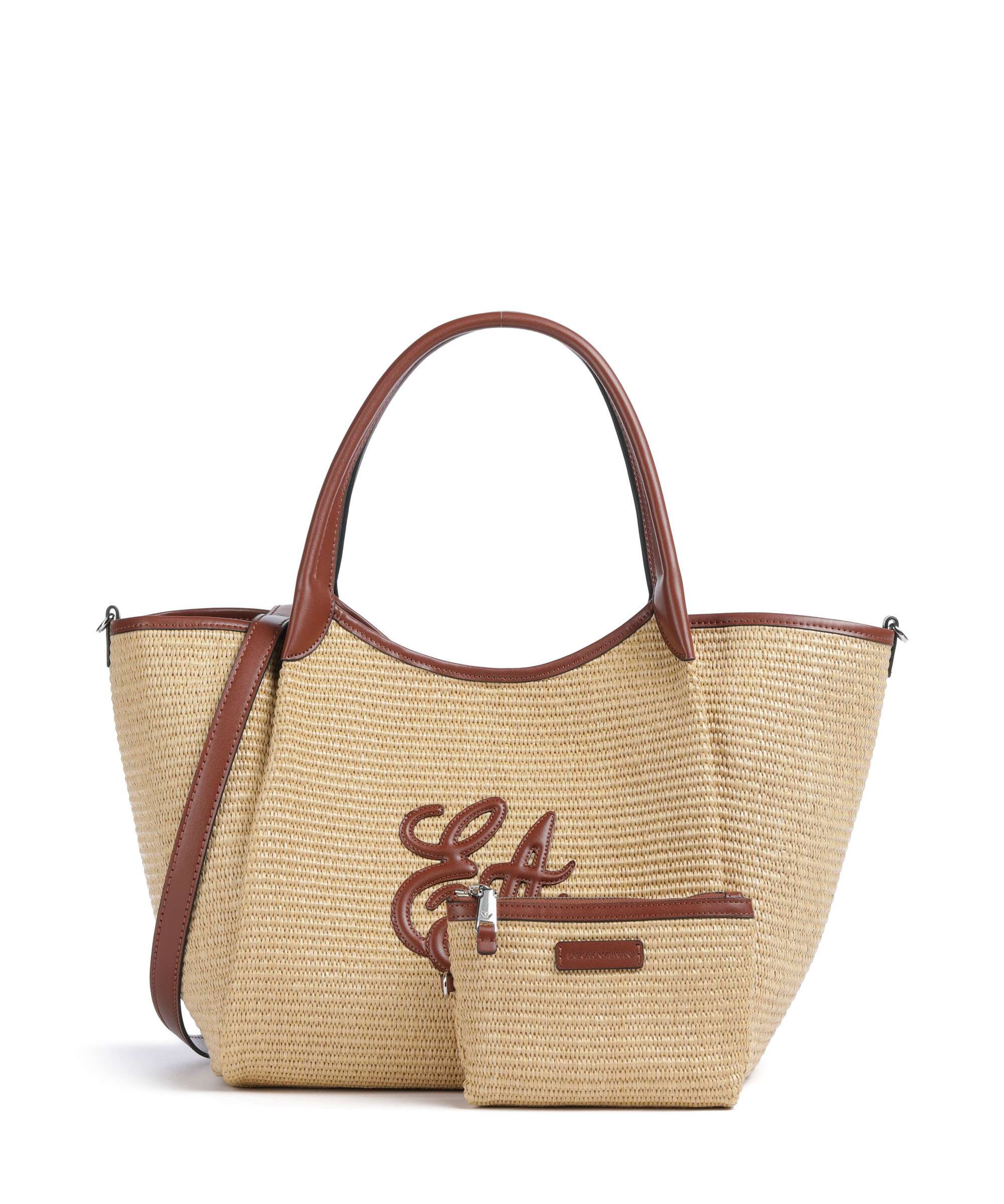 Emporio Armani Durini 24 M-L Tote bag naturale/siena - Image 4
