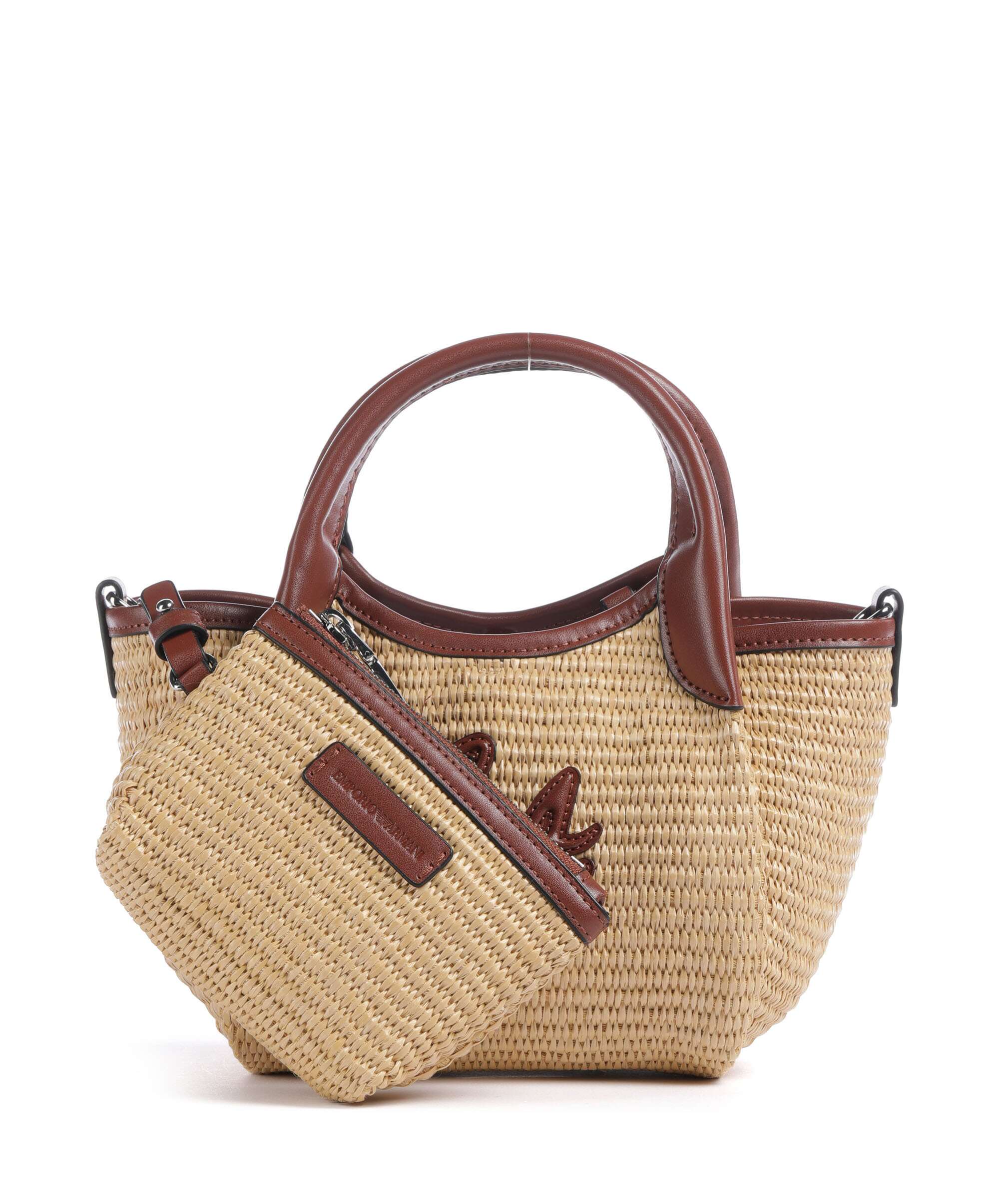Emporio Armani Durini 24 S Crossbody bag naturale/siena - Image 4